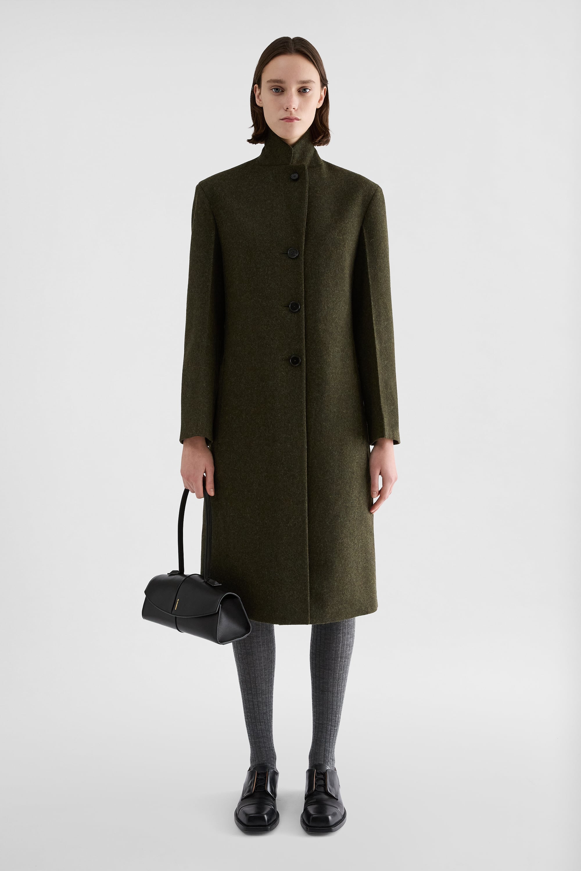 Jil Sander Loden Wool Coat