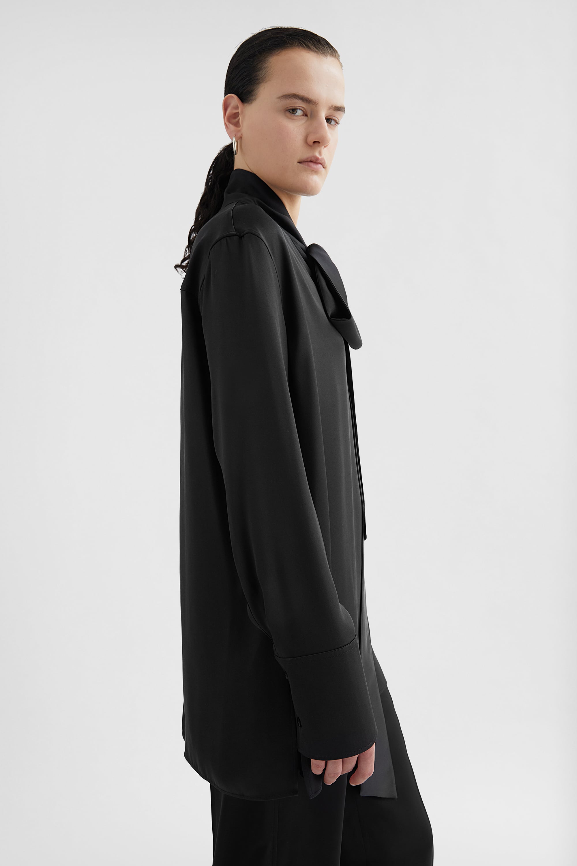 イタリア製 JIL SANDER サイド スリット シルク ニット イタリア製 JIL SANDER サイド スリット シルク ニット