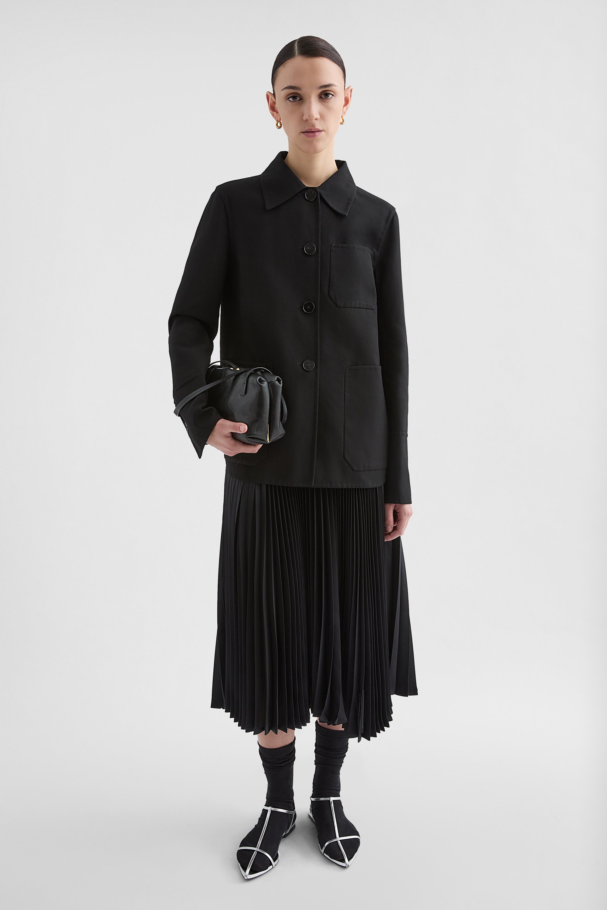 Cotton Overshirt - Jackets - Image 1
