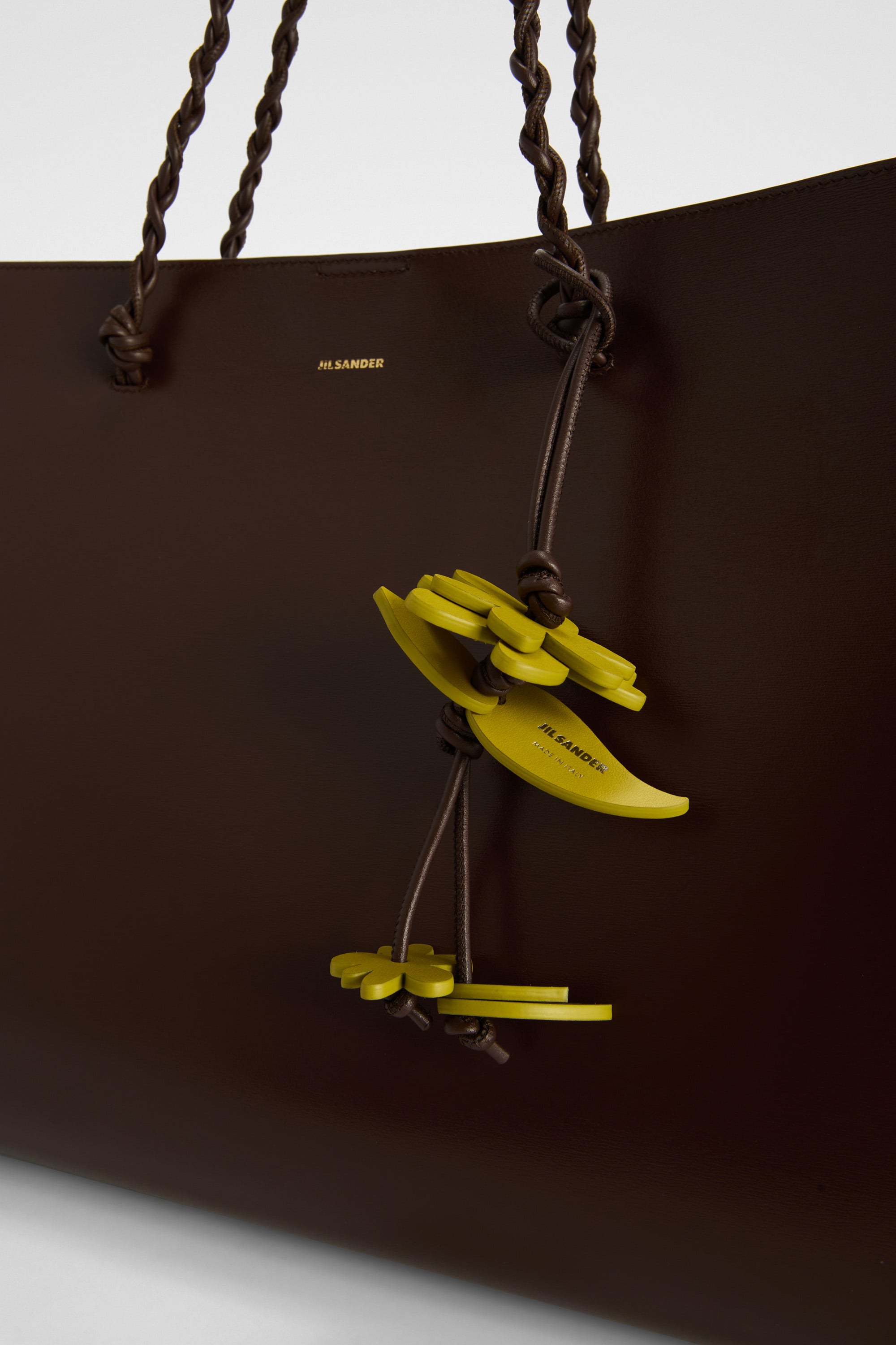 JIL SANDER+ オリーブグリーン ドラムバッグ Blossom Charm Woman | Jil Sander Official Online Store
