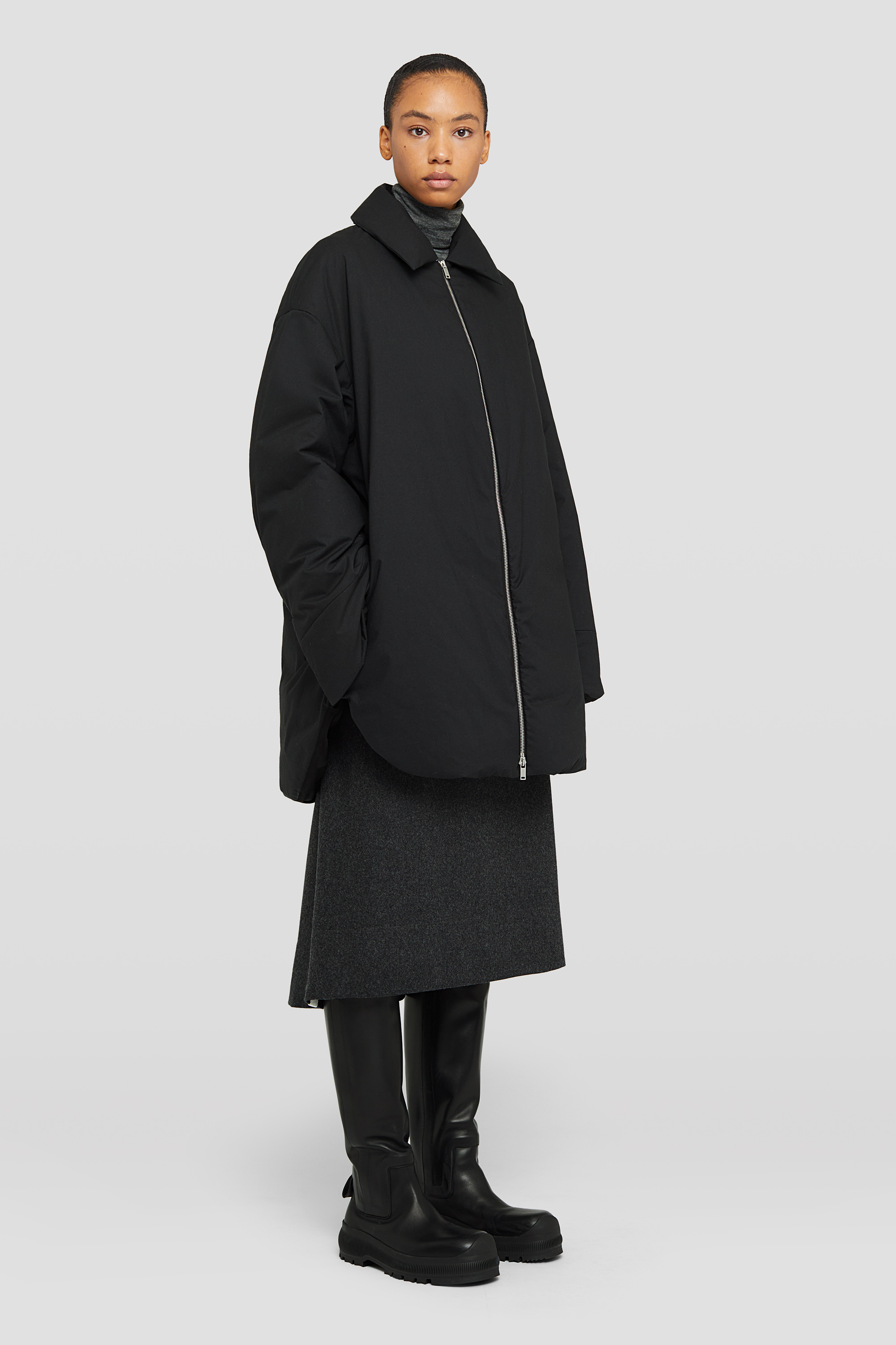 Down Shirt Jacket Woman | Jil Sander Official Online Store 