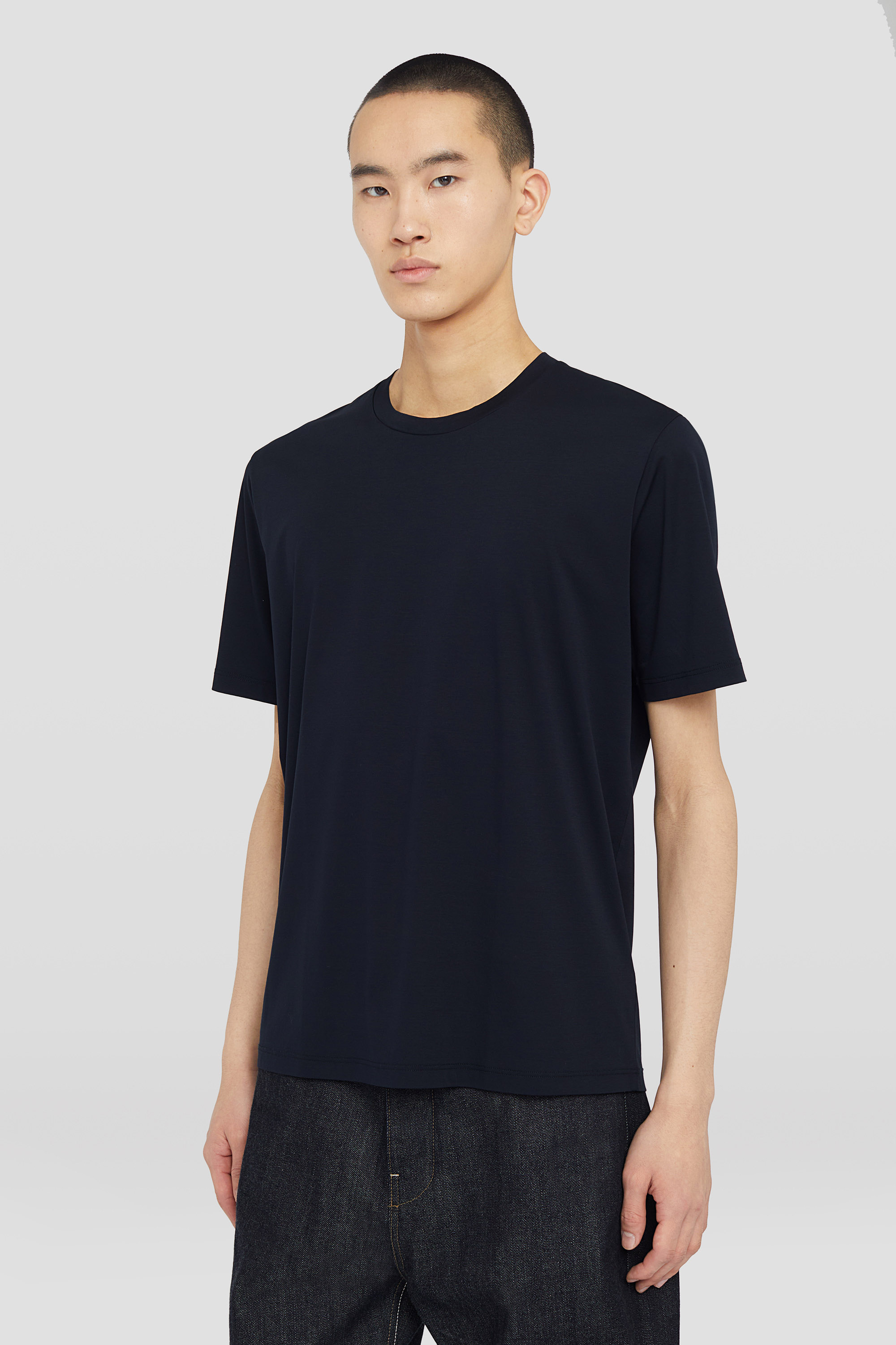 Cotton Crew-Neck T-Shirt - T-shirts - Image 5