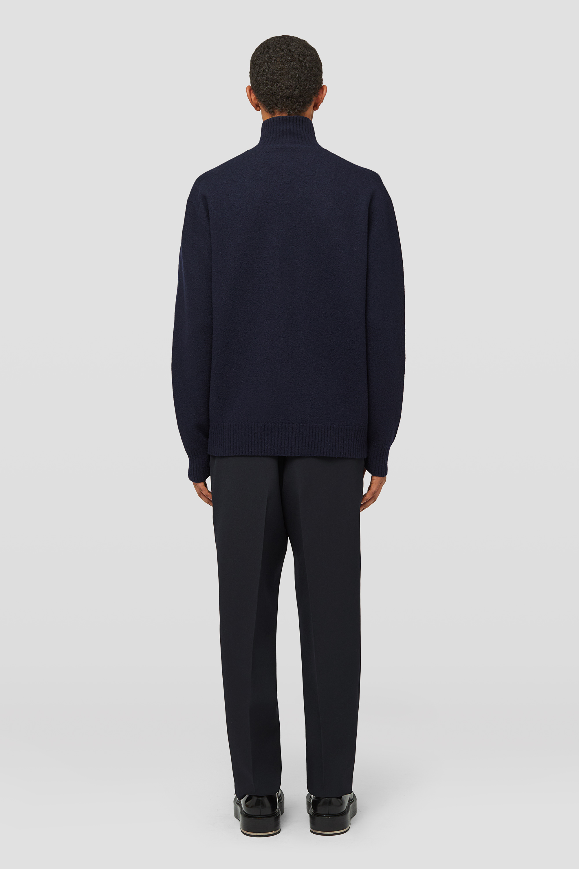 Lightweight Wool High-Neck Sweater