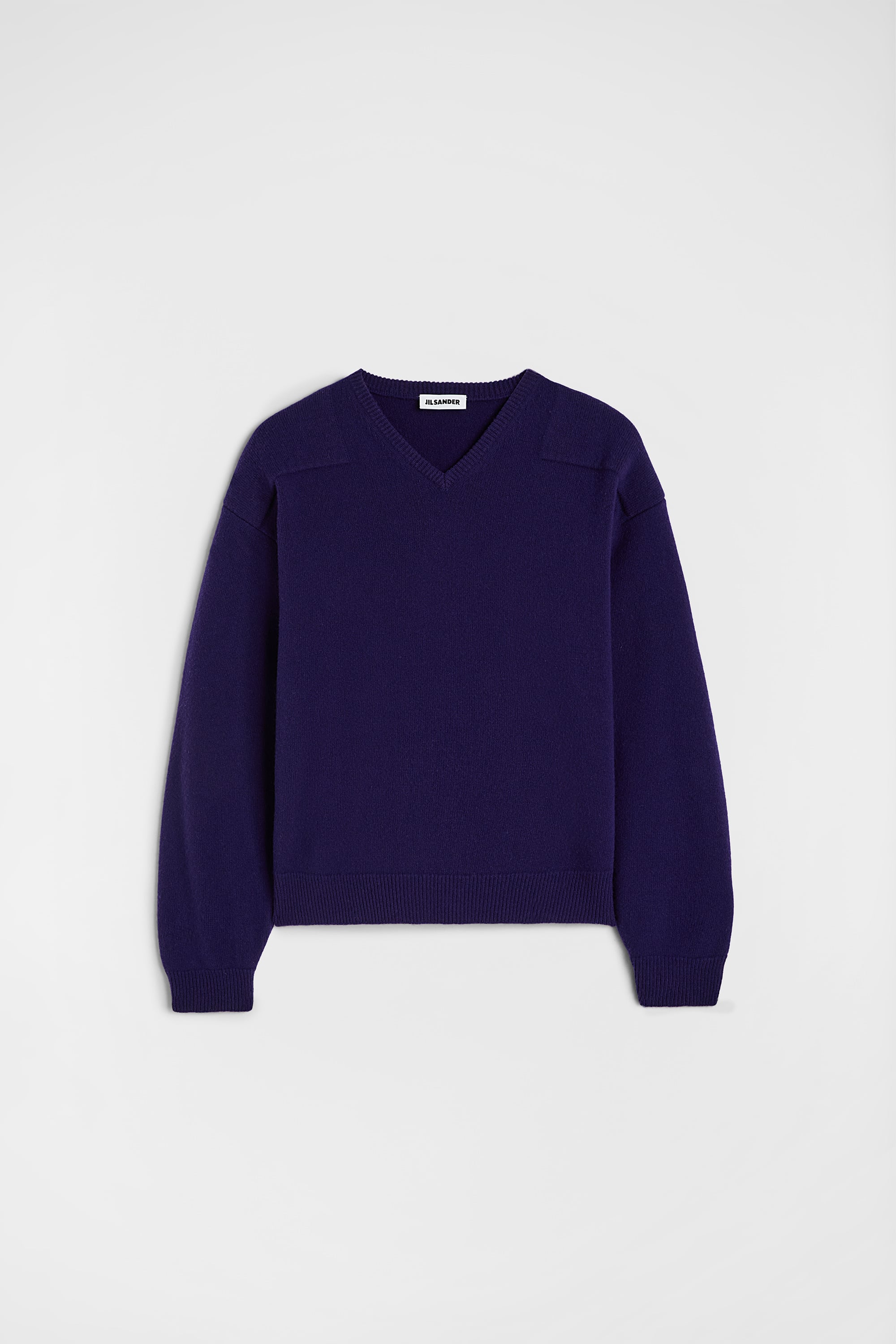Wool Blend V-Neck Sweater Man | Jil Sander Official Online Store