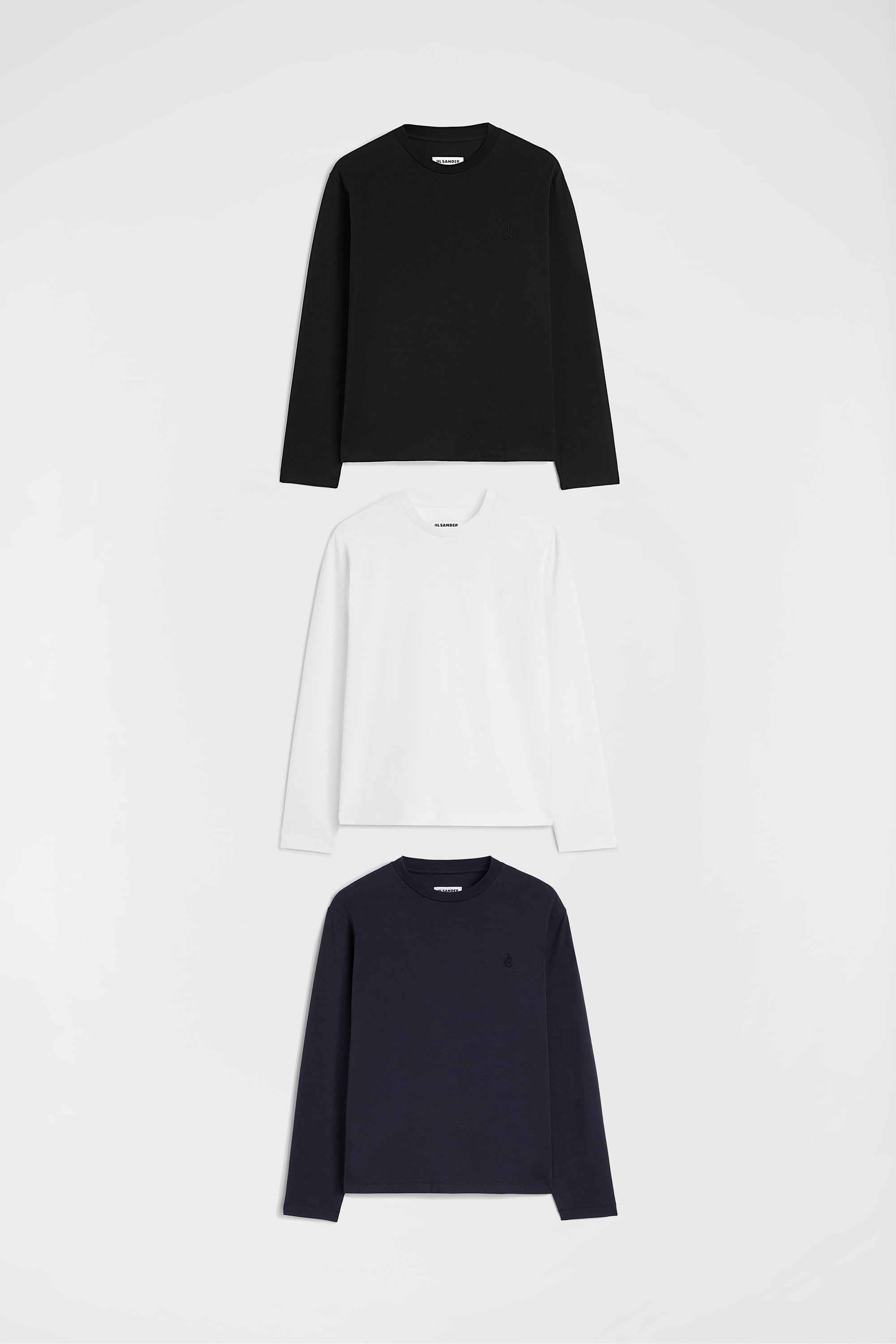 3-Pack Long-Sleeved T-Shirt Set Woman | Jil Sander Official Online
