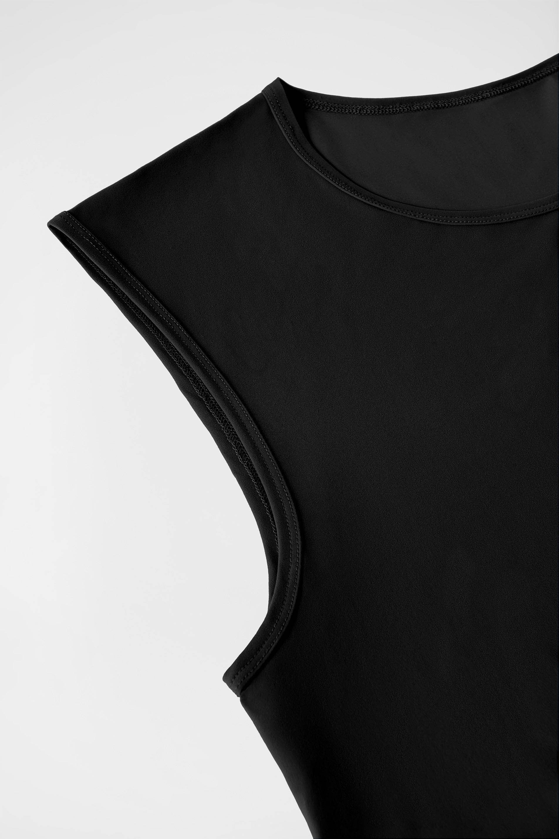 Jersey Slip Dress - Body - Image 2