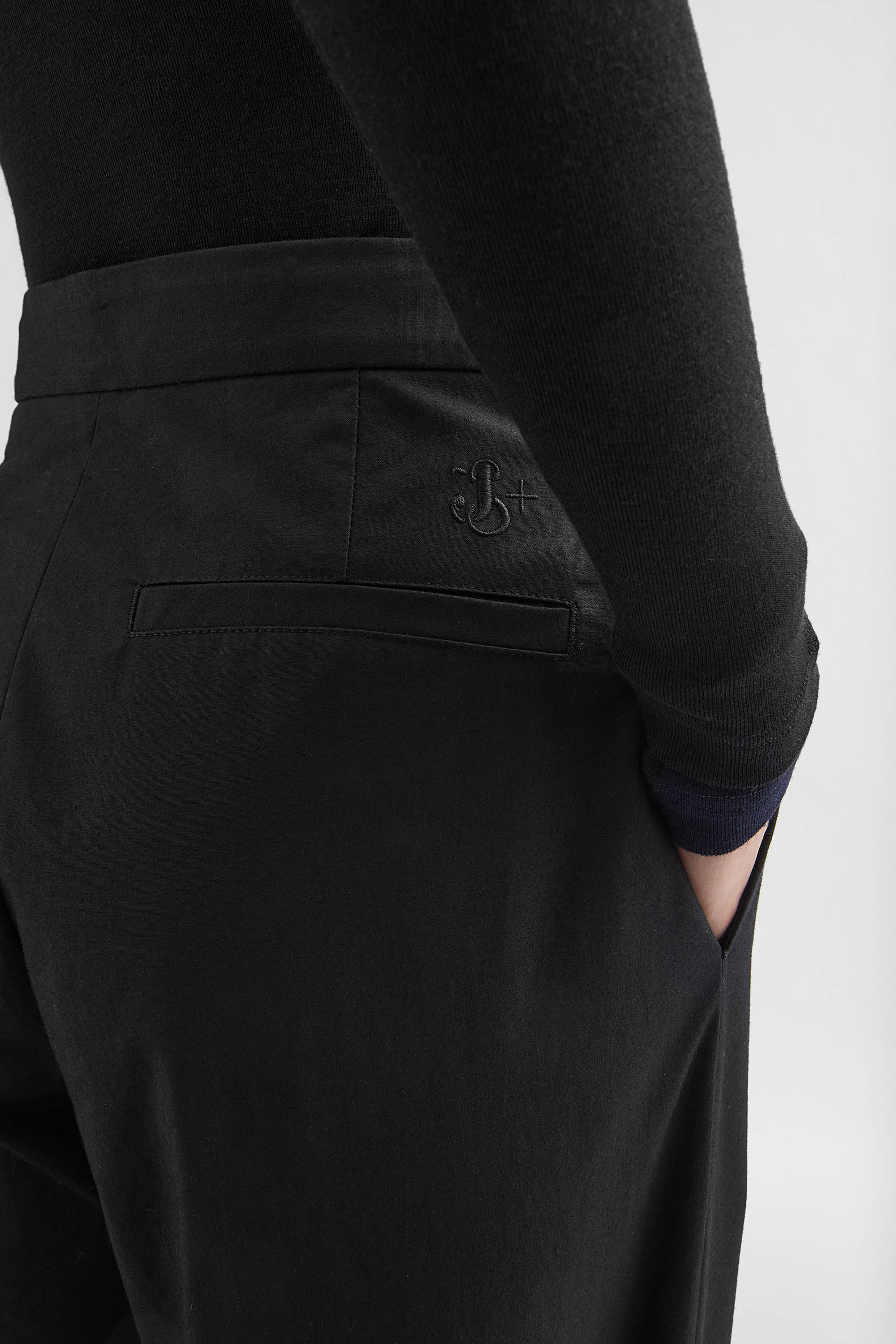 Cotton Tapered Trousers - Trousers - Image 5