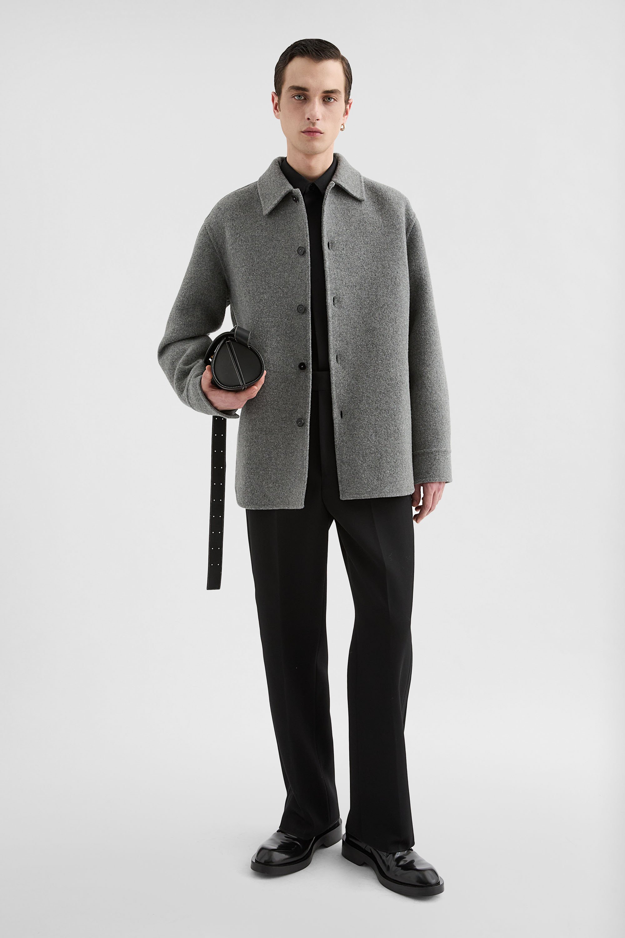Wool Overshirt Man | Jil Sander Official Online Store
