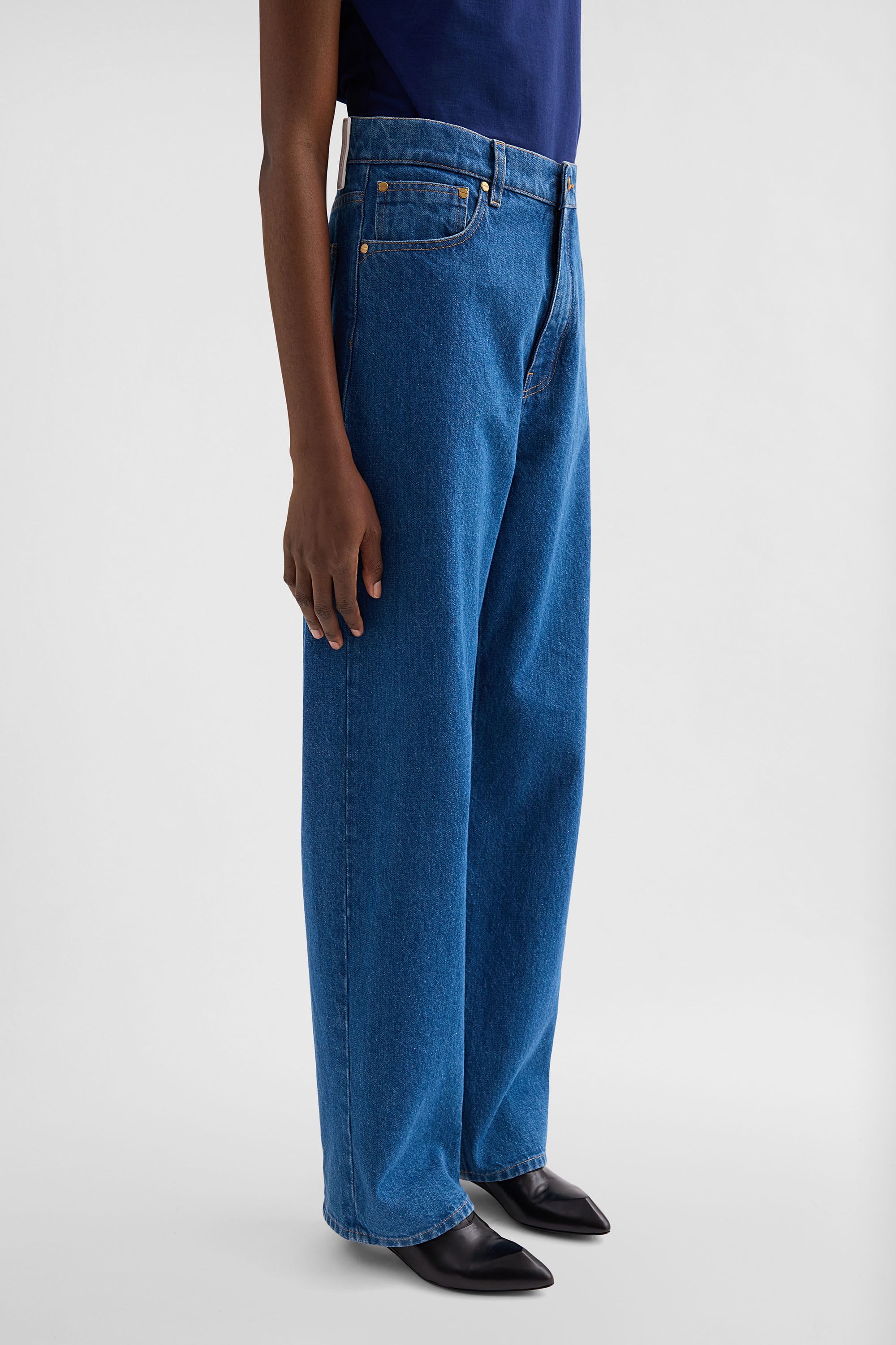 Loose Denim Trousers 3
