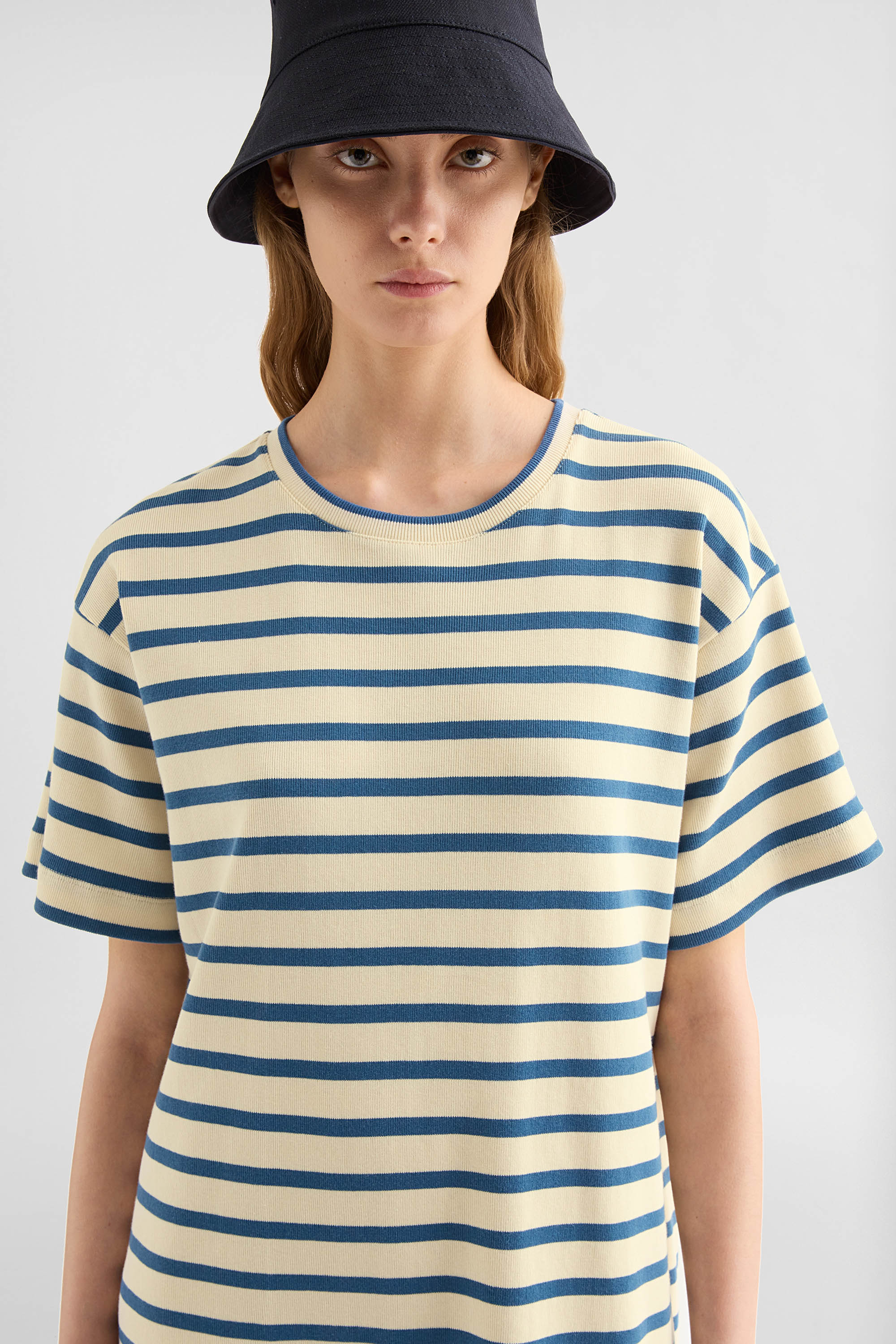 Cotton Crew-Neck Dress