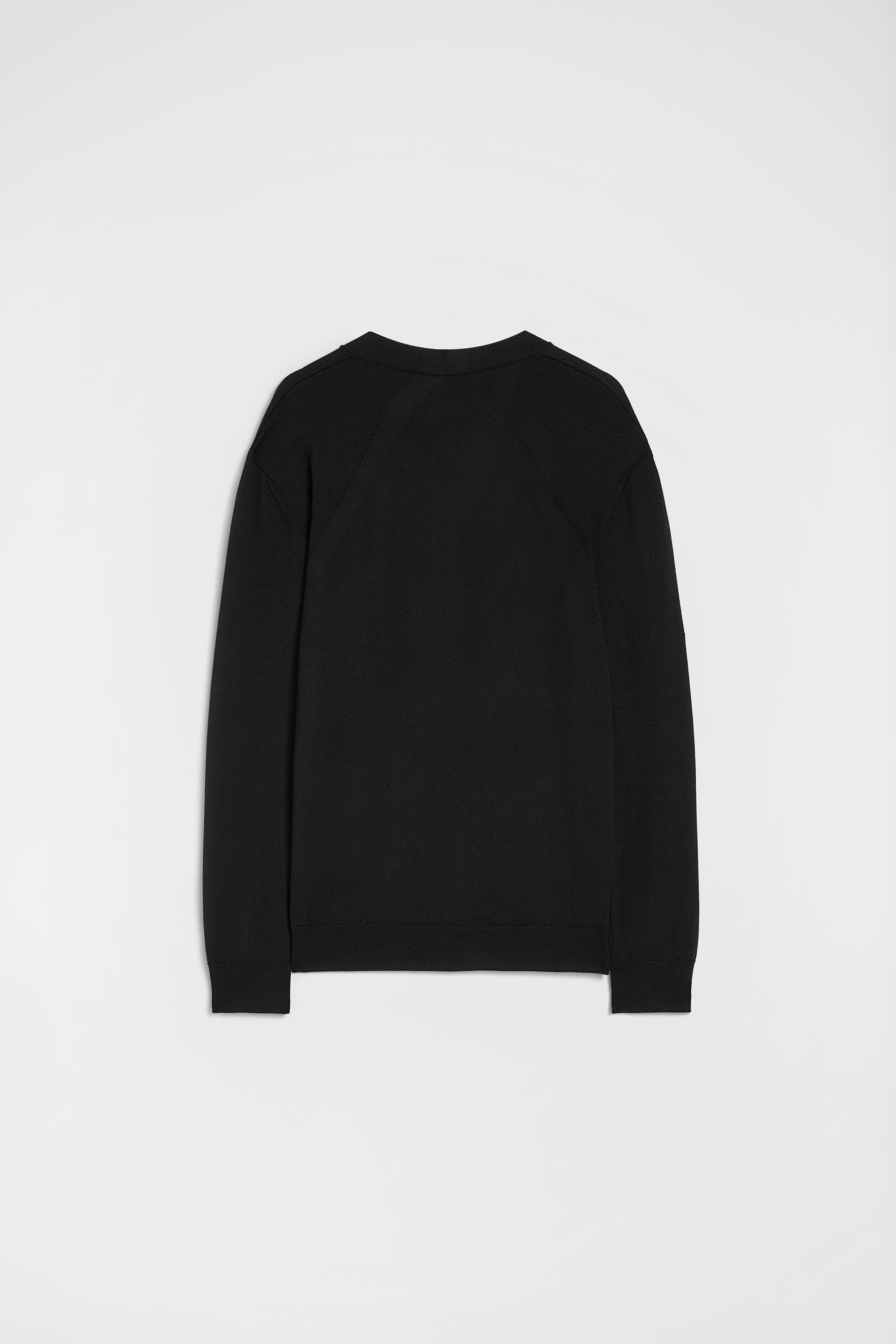 Wool V-Neck Cardigan - Cardigans - Image 7