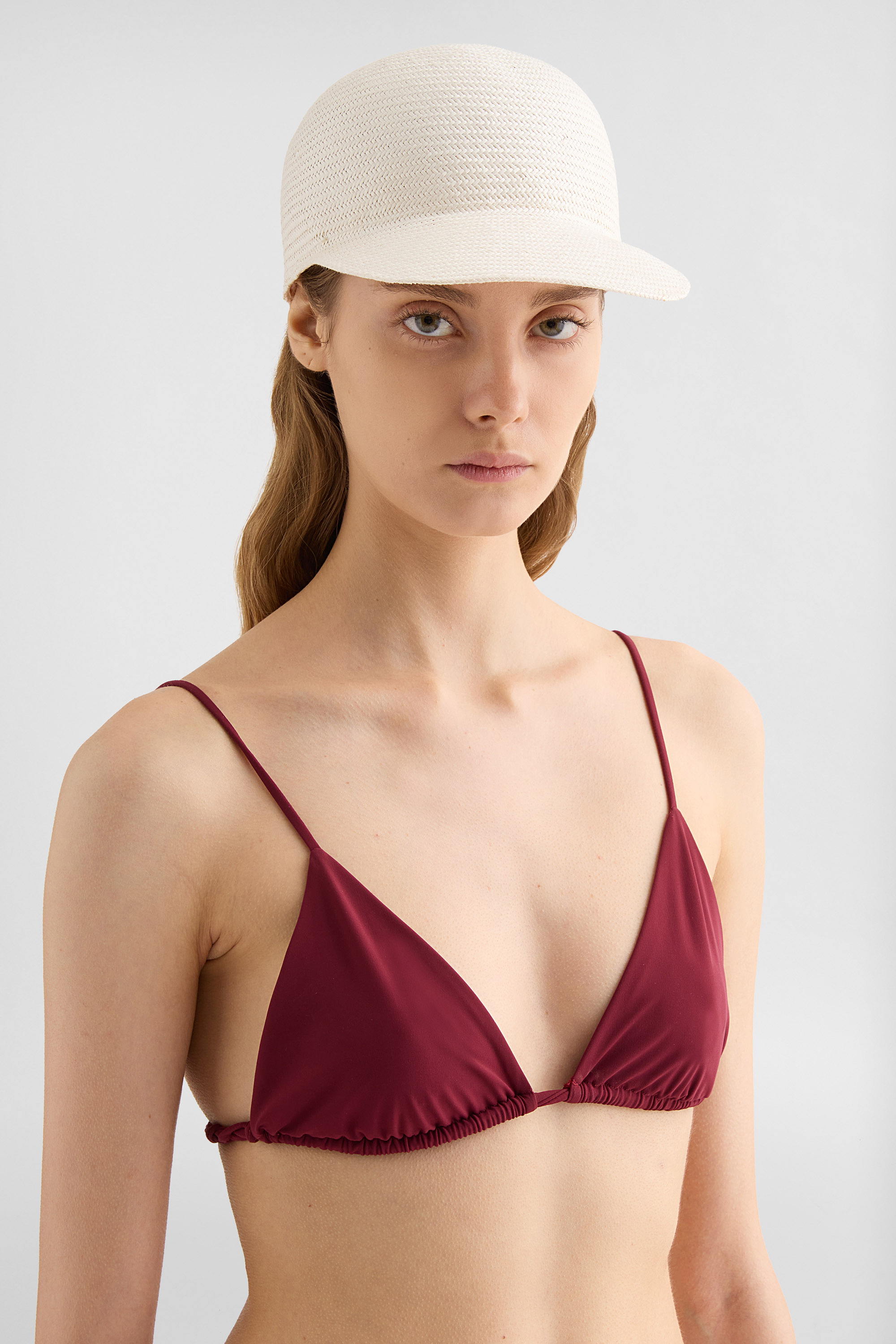 Jersey Tangle Bikini Top Woman | Jil Sander Official Online Store