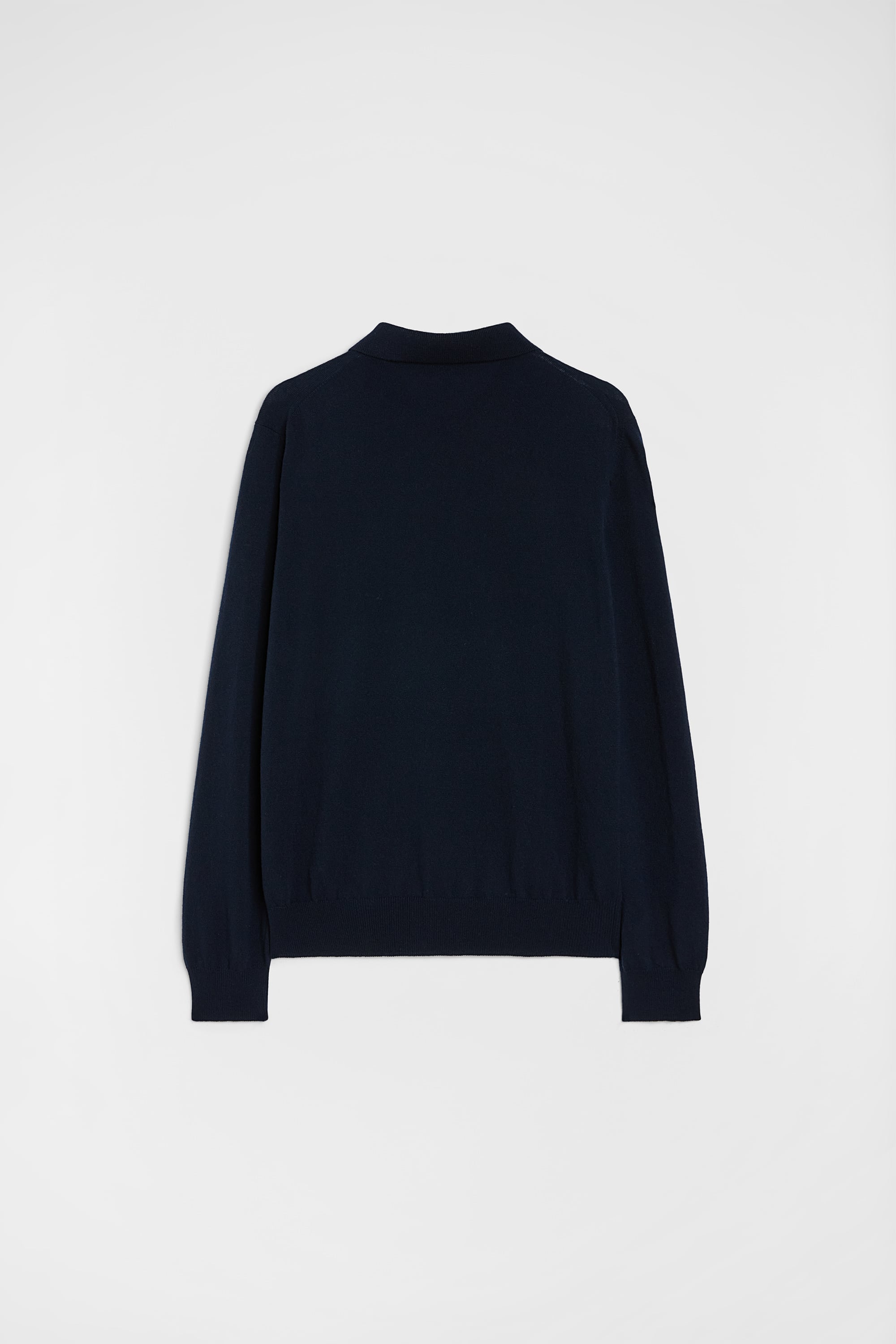 Lightweight Wool Polo Sweater 6