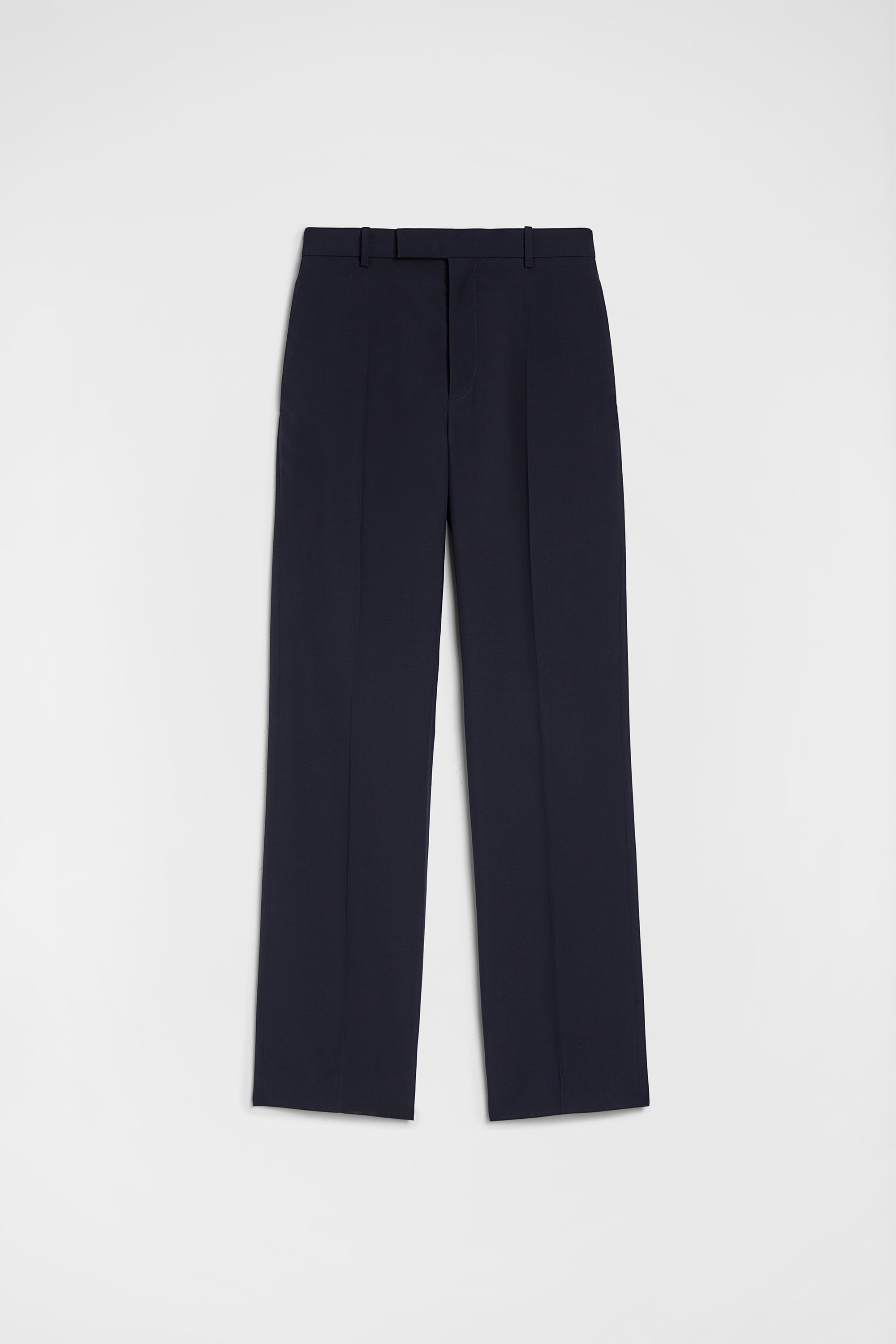 Wool Poplin Trousers 5