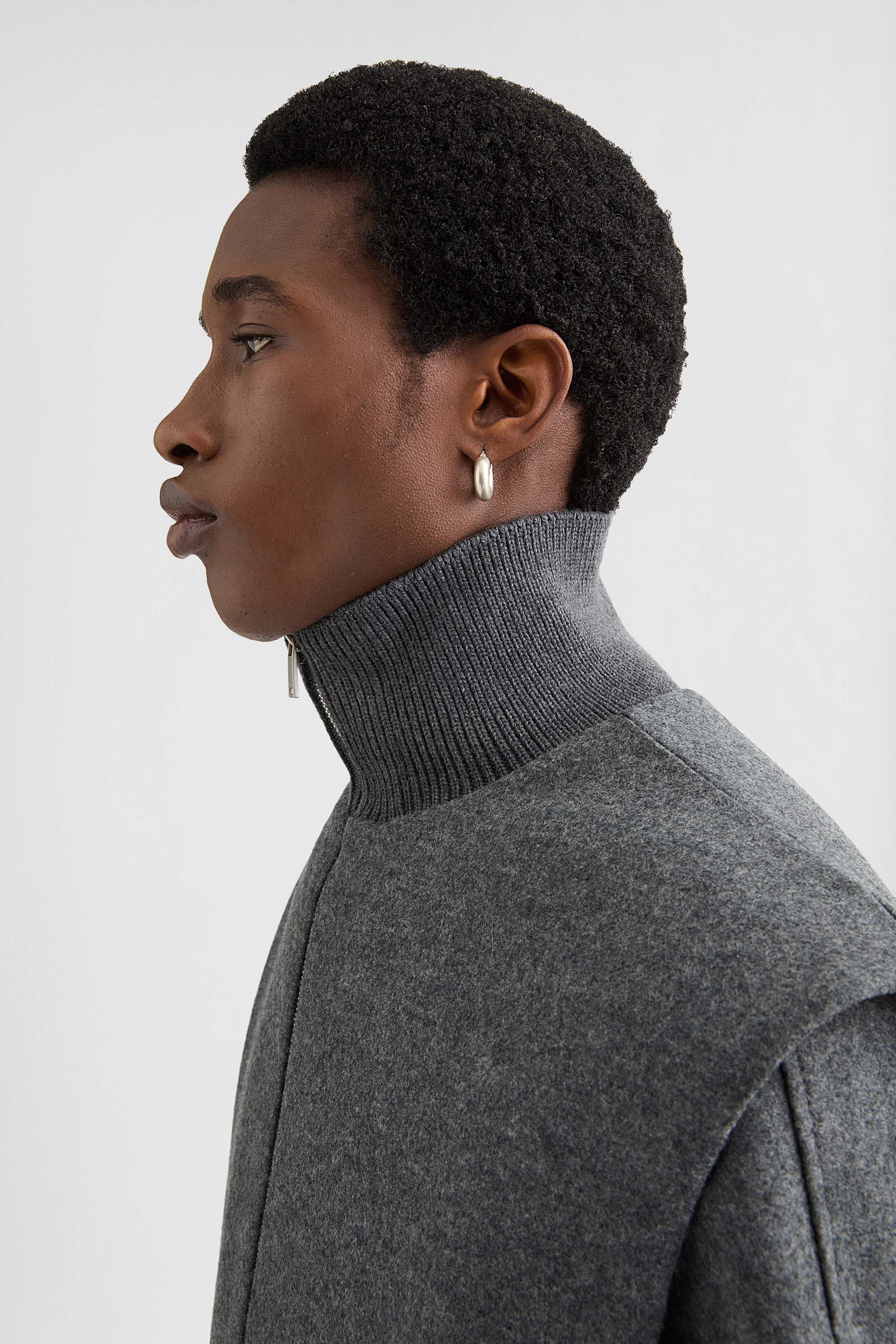 Wool Melton Padded Vest Man | Jil Sander Official Online Store