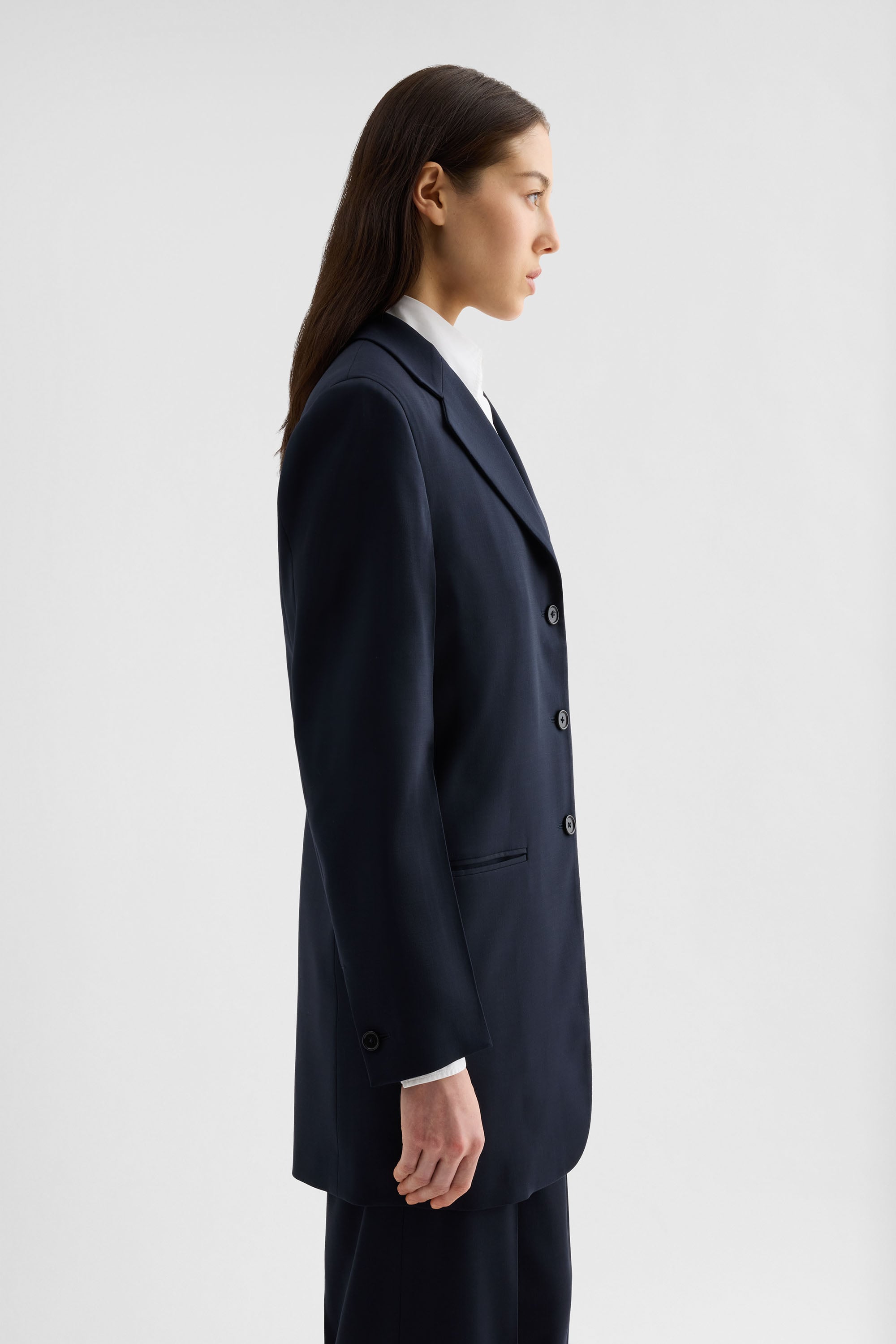 Wool Cady Tailored Jacket for Woman | Jil Sander Official Online Store