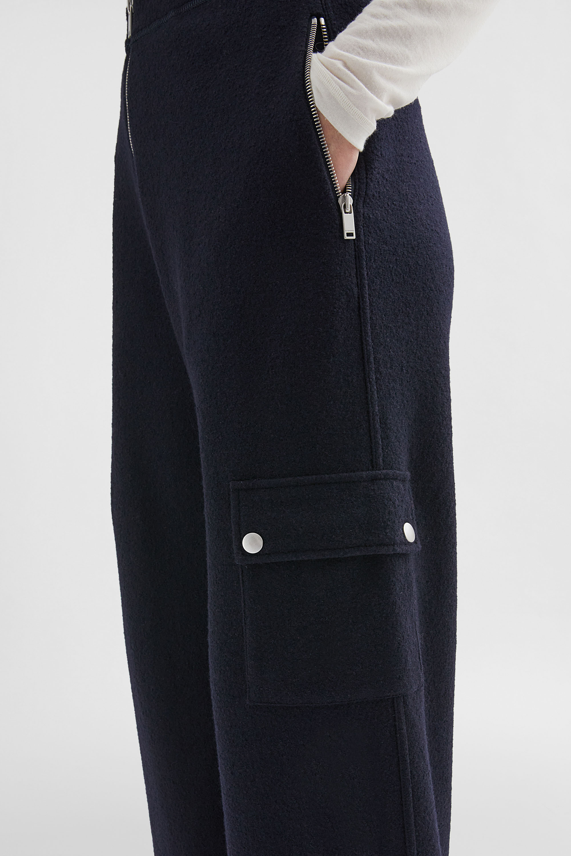 Felt Wool Sweatpants - Trousers - Image 5