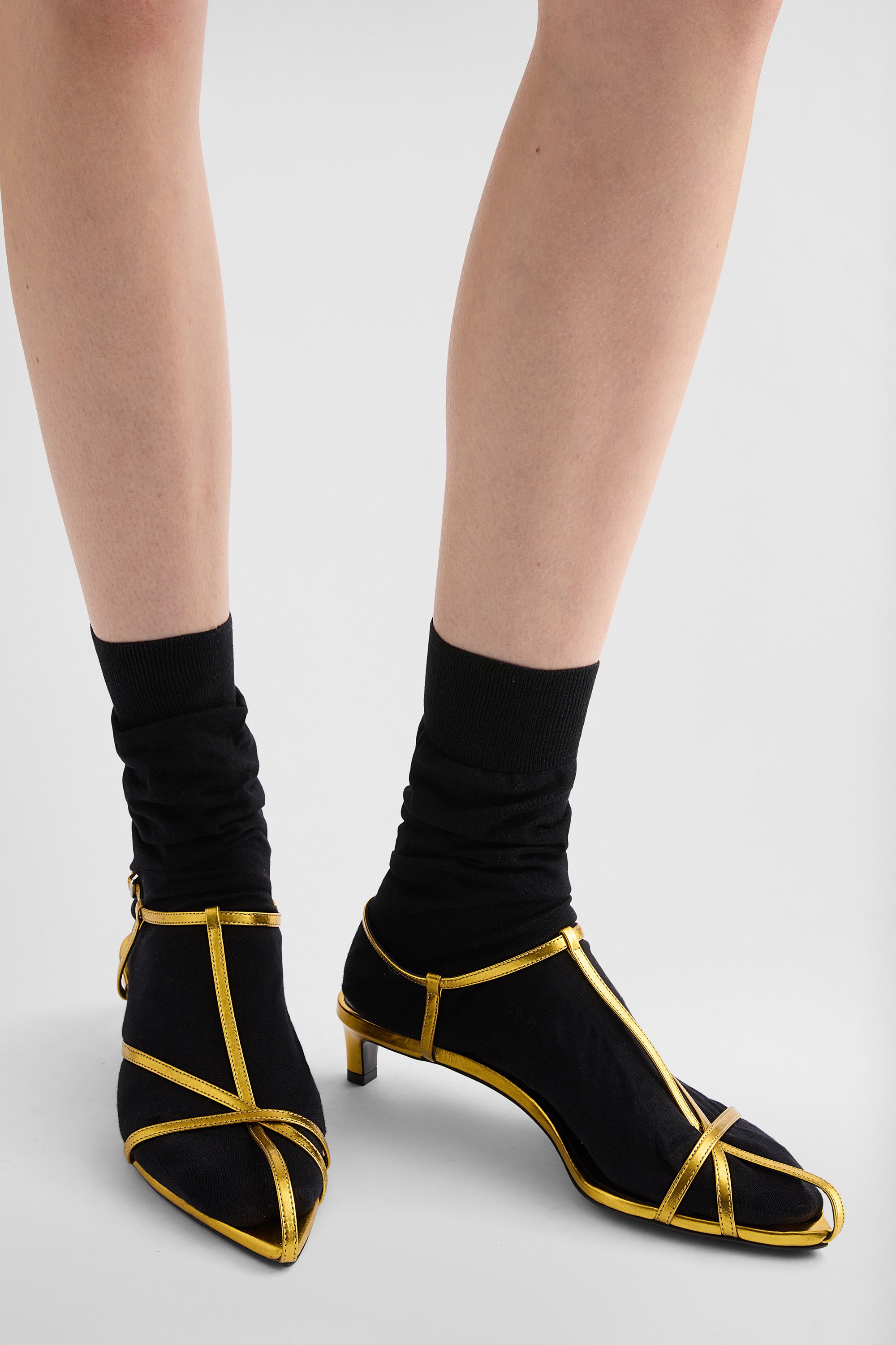 Cage Low-Heel Sandal - Heels - Image 2