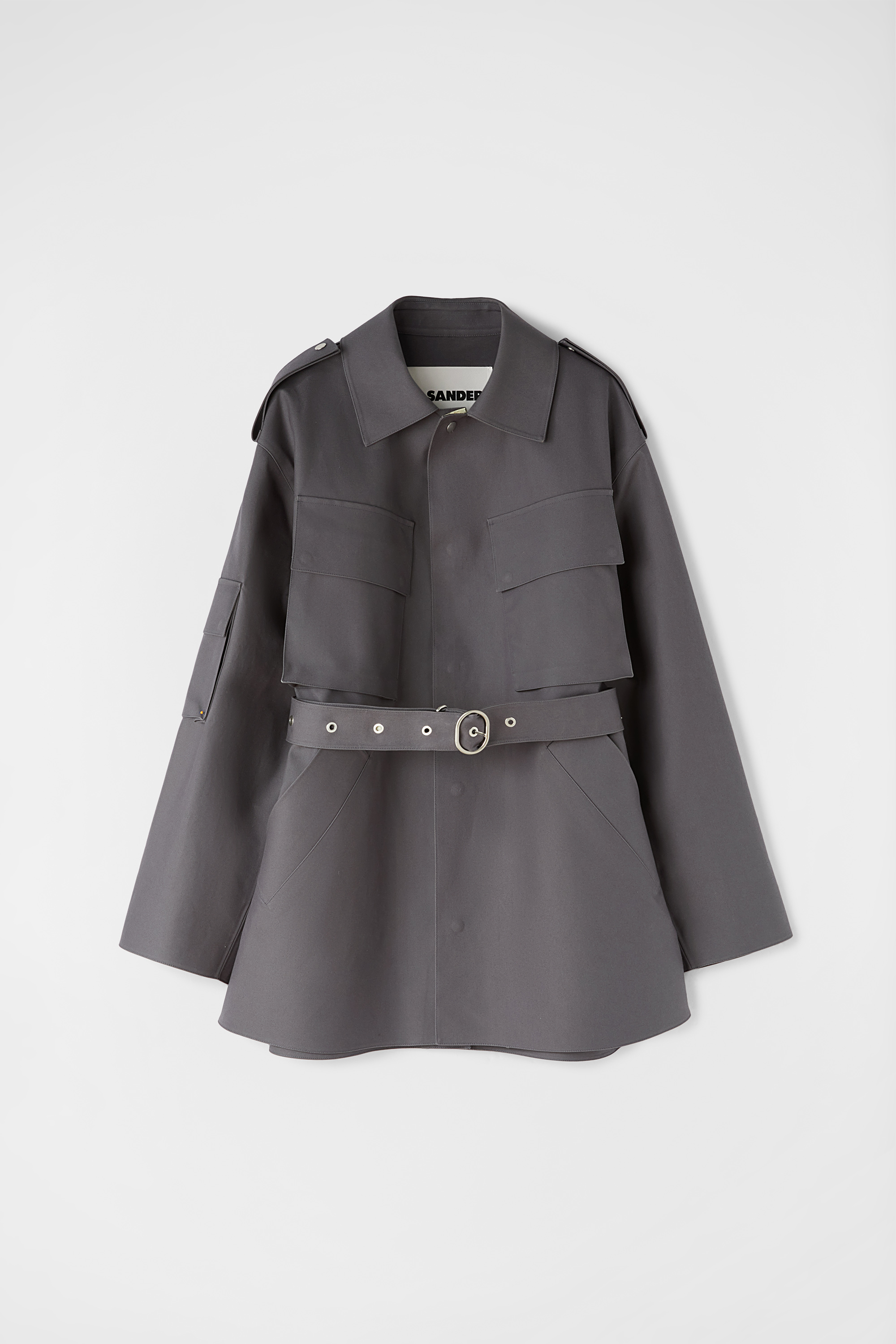 JIL SANDER レザーピーコート 中古】『希少XL』 カタログ掲載職 美品 
