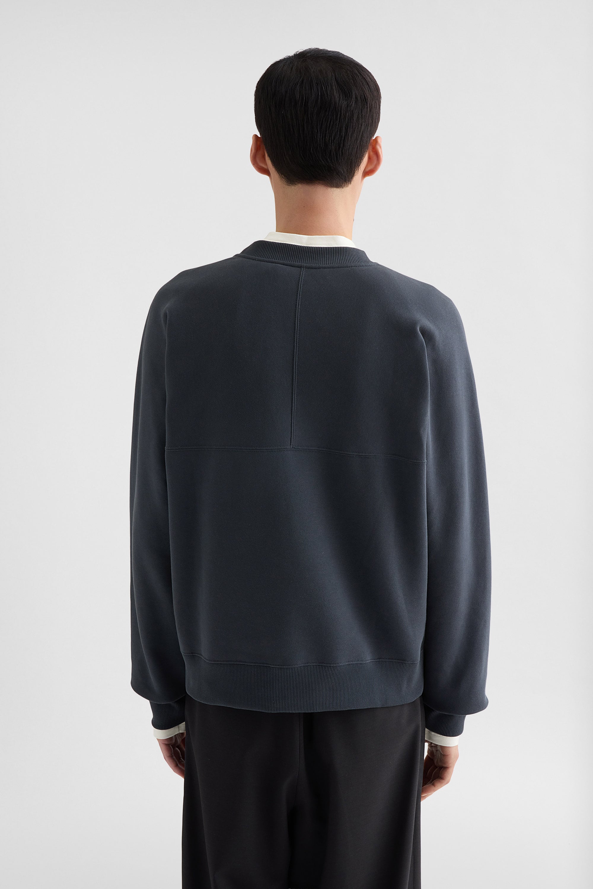 テリーコットン クルーネック スウェットシャツ メンズ | Jil Sander
