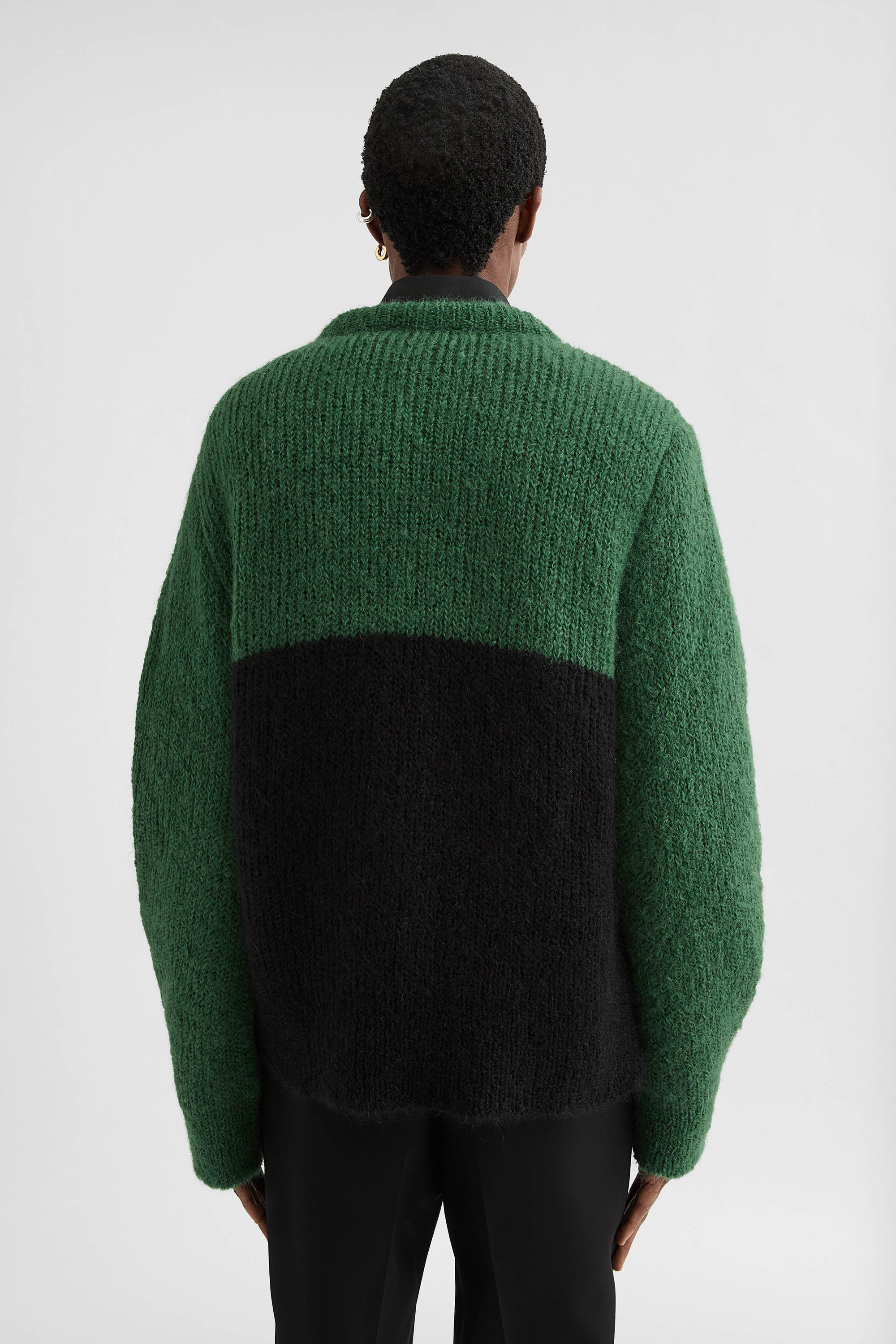 Pullover mit Rundhalsausschnitt aus Wollmischung - Strick - Image 4