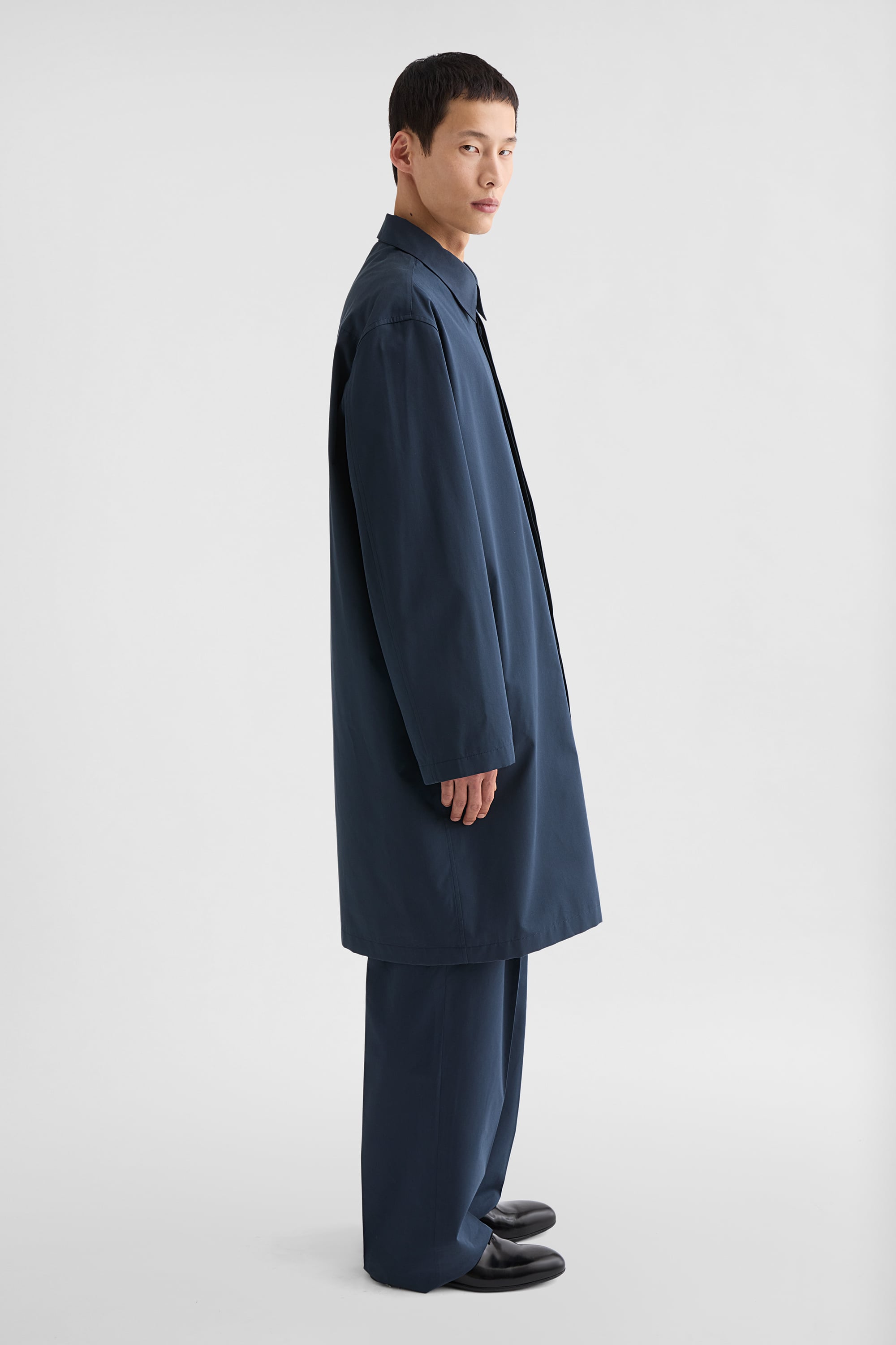 Cotton Blend Poplin Coat Man | Jil Sander Official Online Store