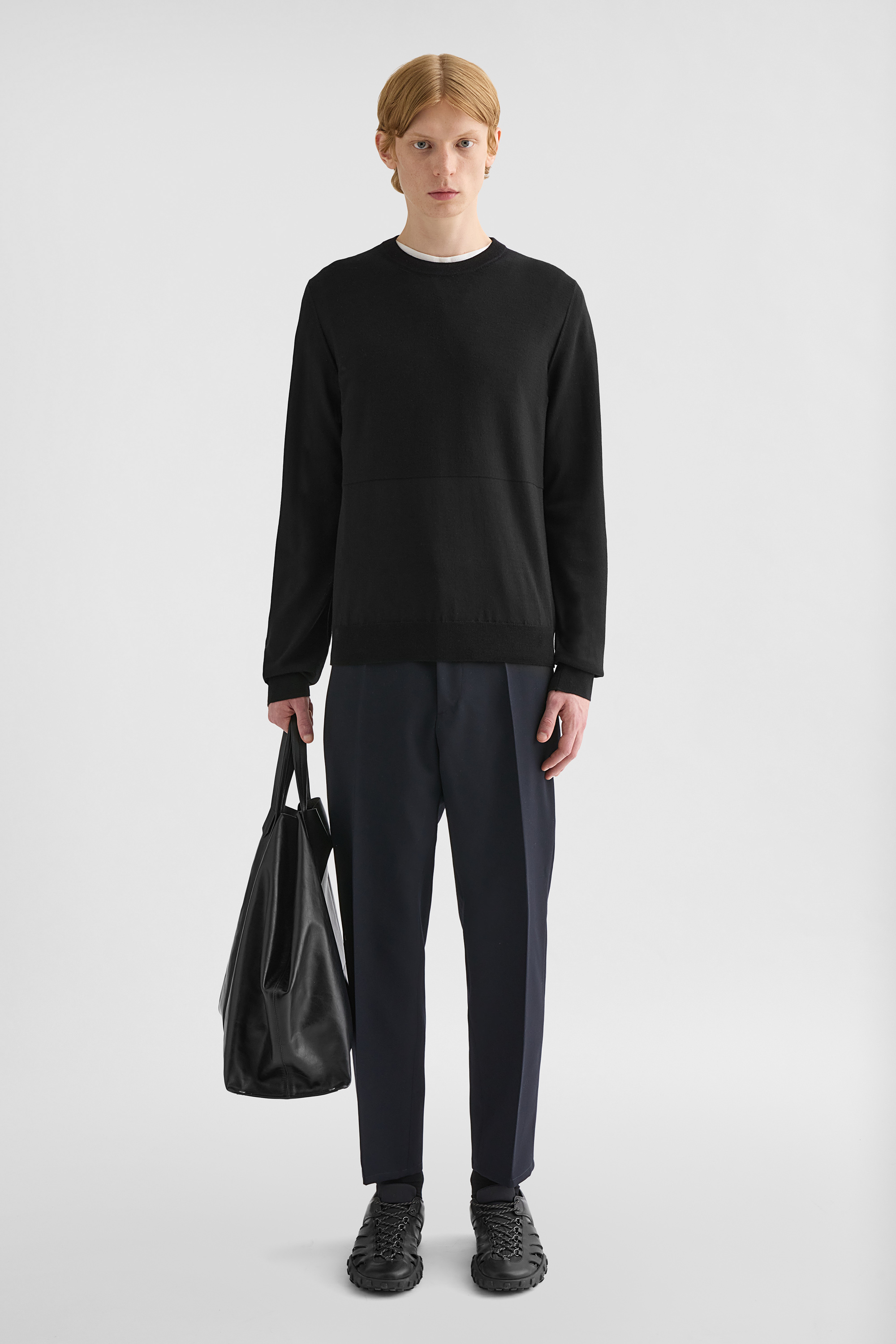 ウール クルーネックセーター メンズ | Jil Sander 公式オンラインストア