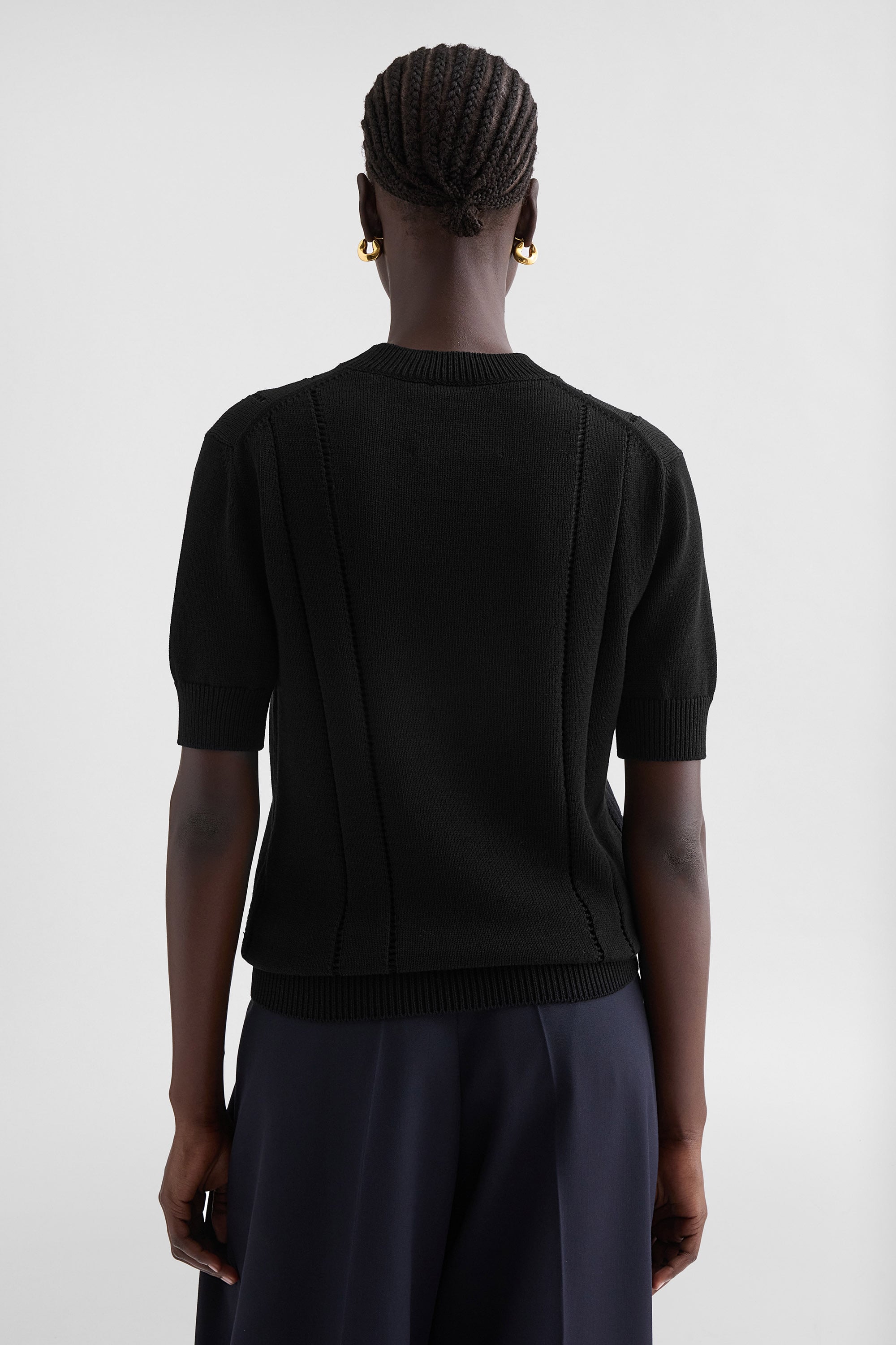 Cotton Pointelle T-Shirt 4