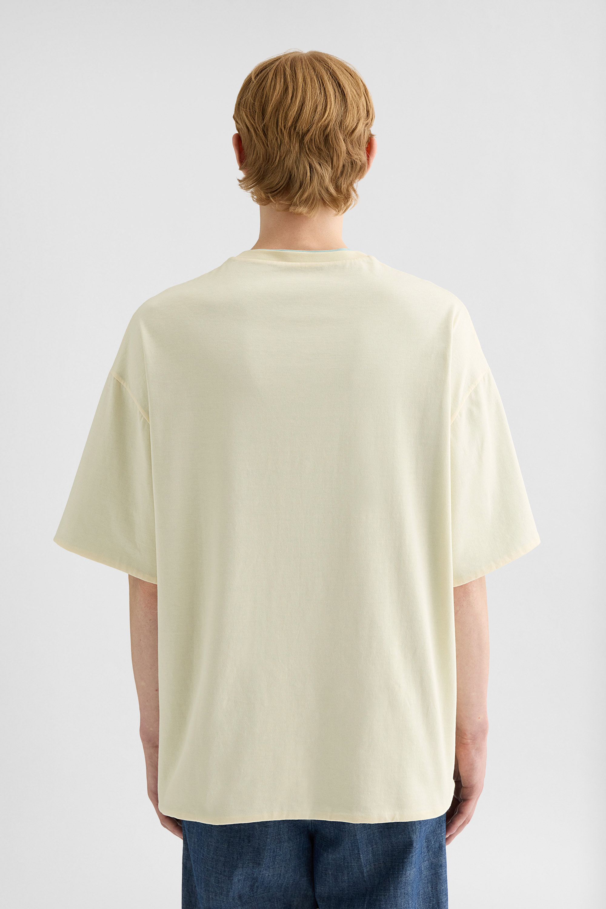 Cotton Reversible T-Shirt Man | Jil Sander Official Online Store