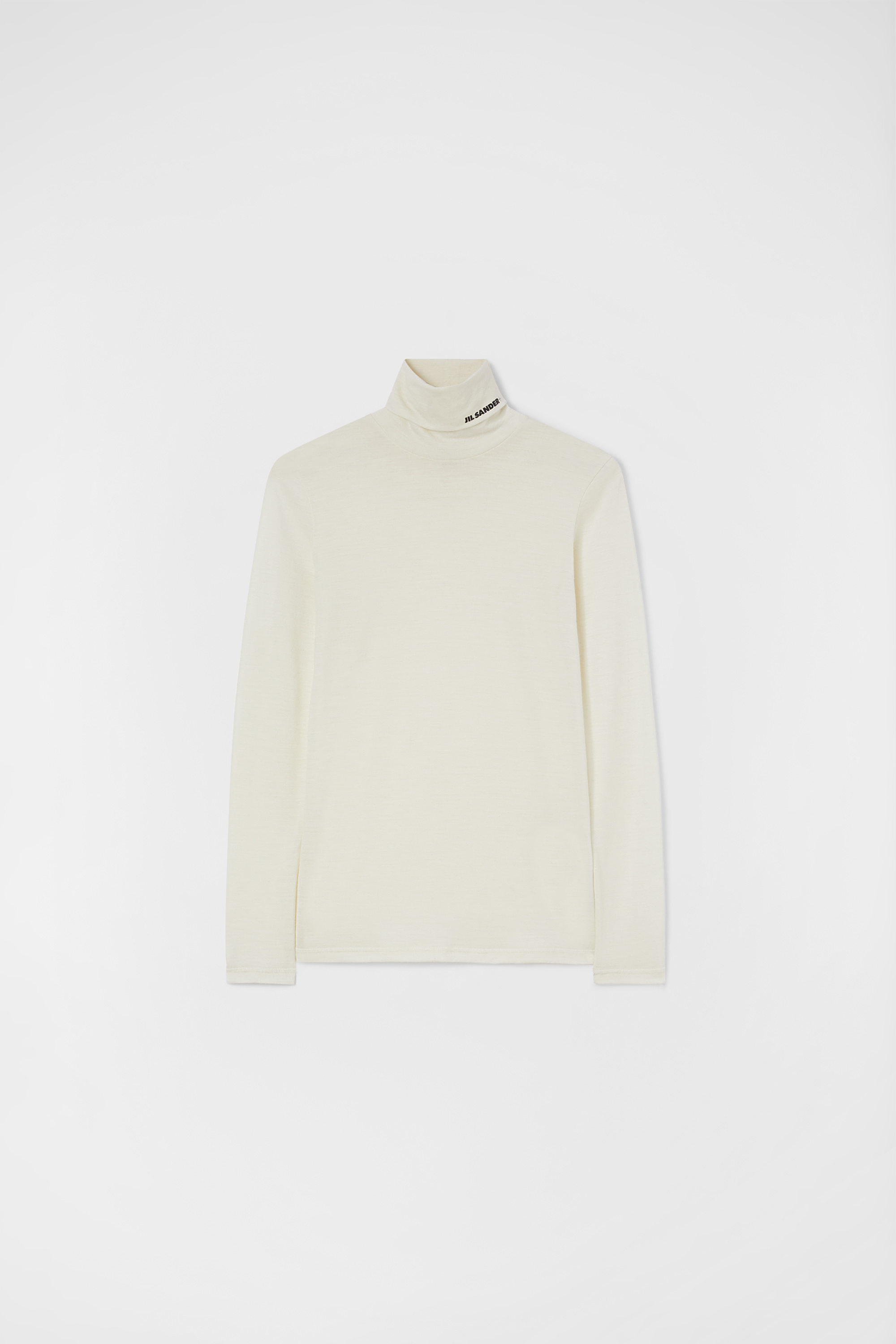 Lightweight Wool Blend High-Neck T-Shirt - T-shirts - Image 6