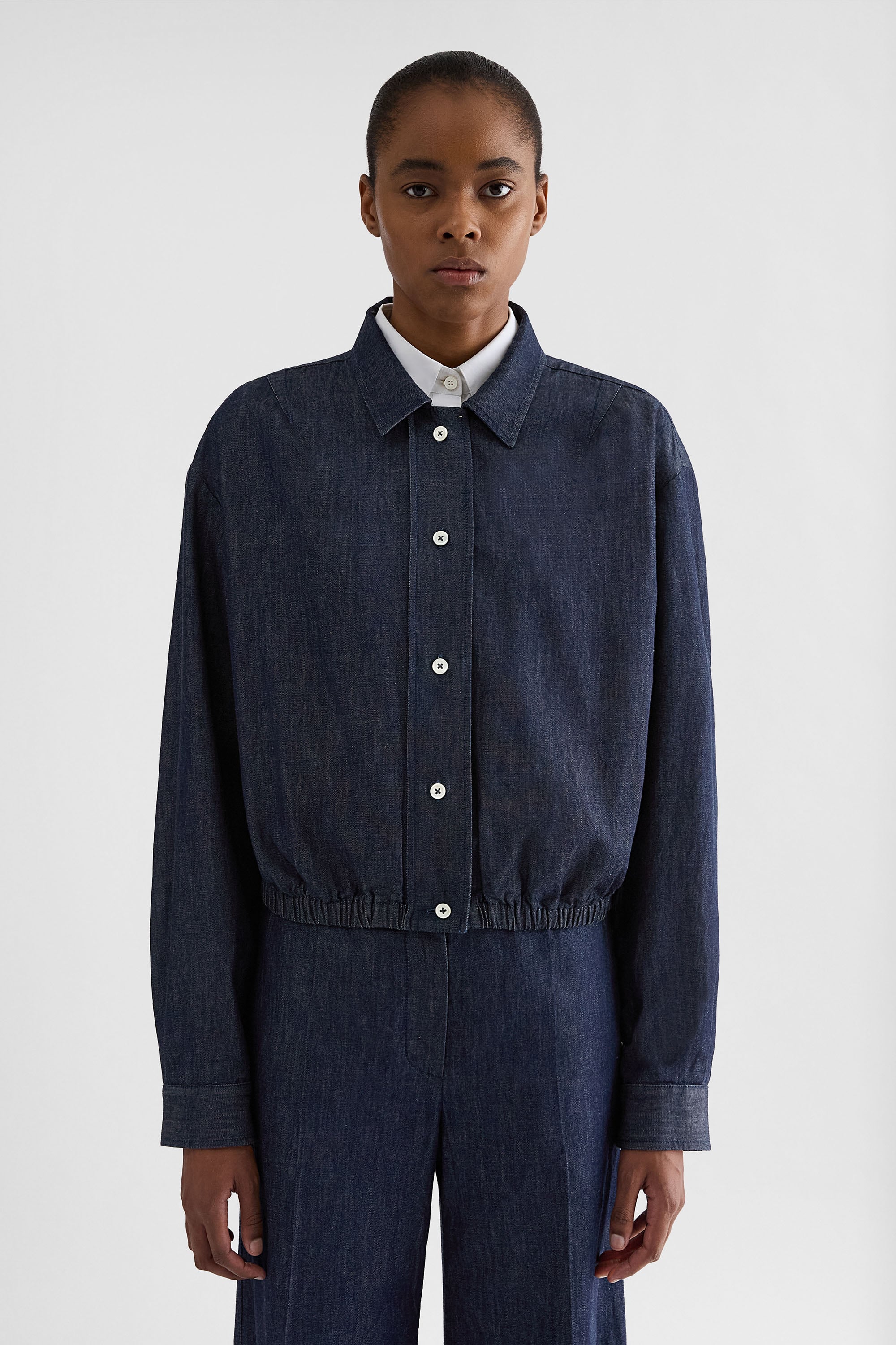 Cotton Chambray Blouson 2