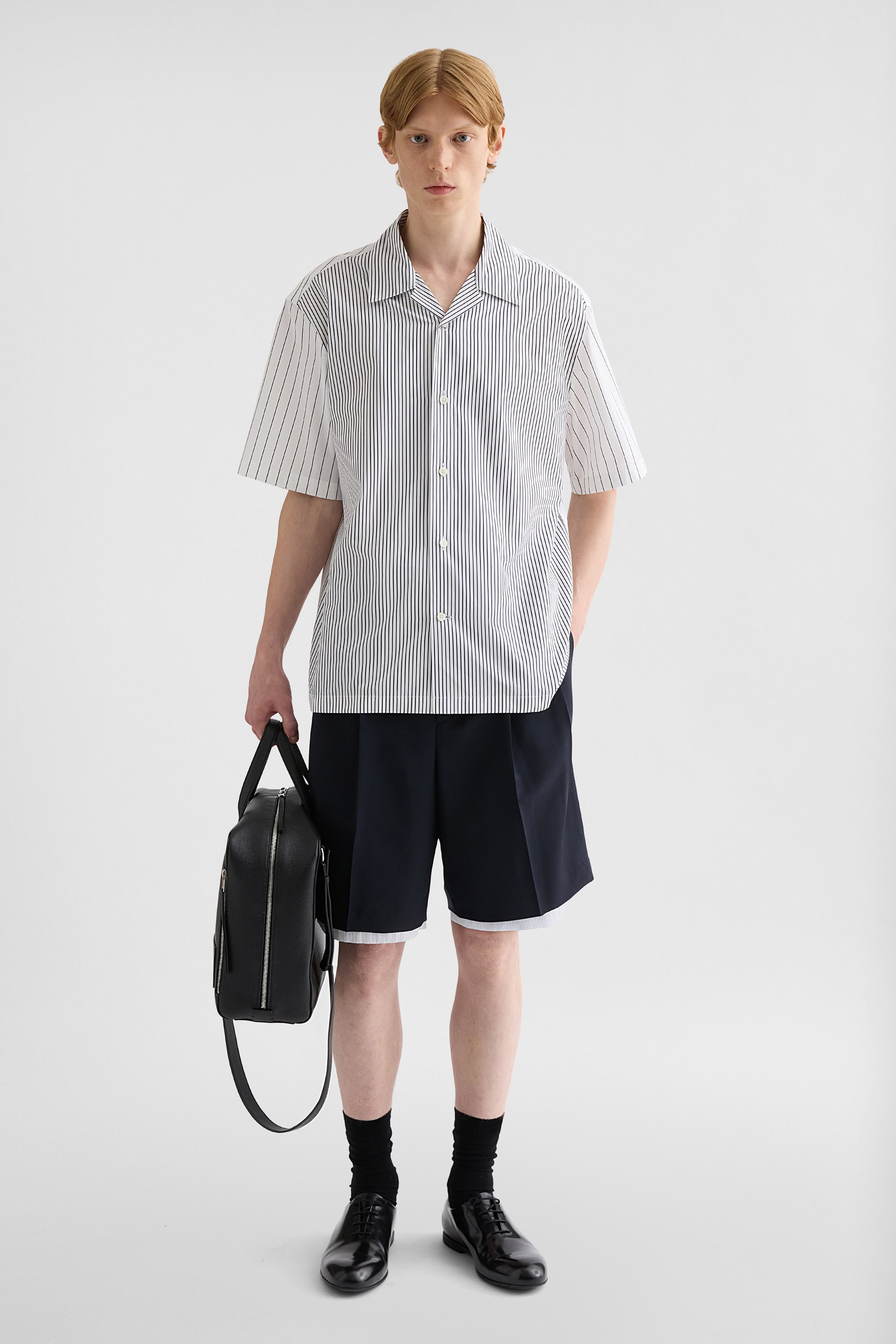 Wool Canvas Shorts Man | Jil Sander Official Online Store