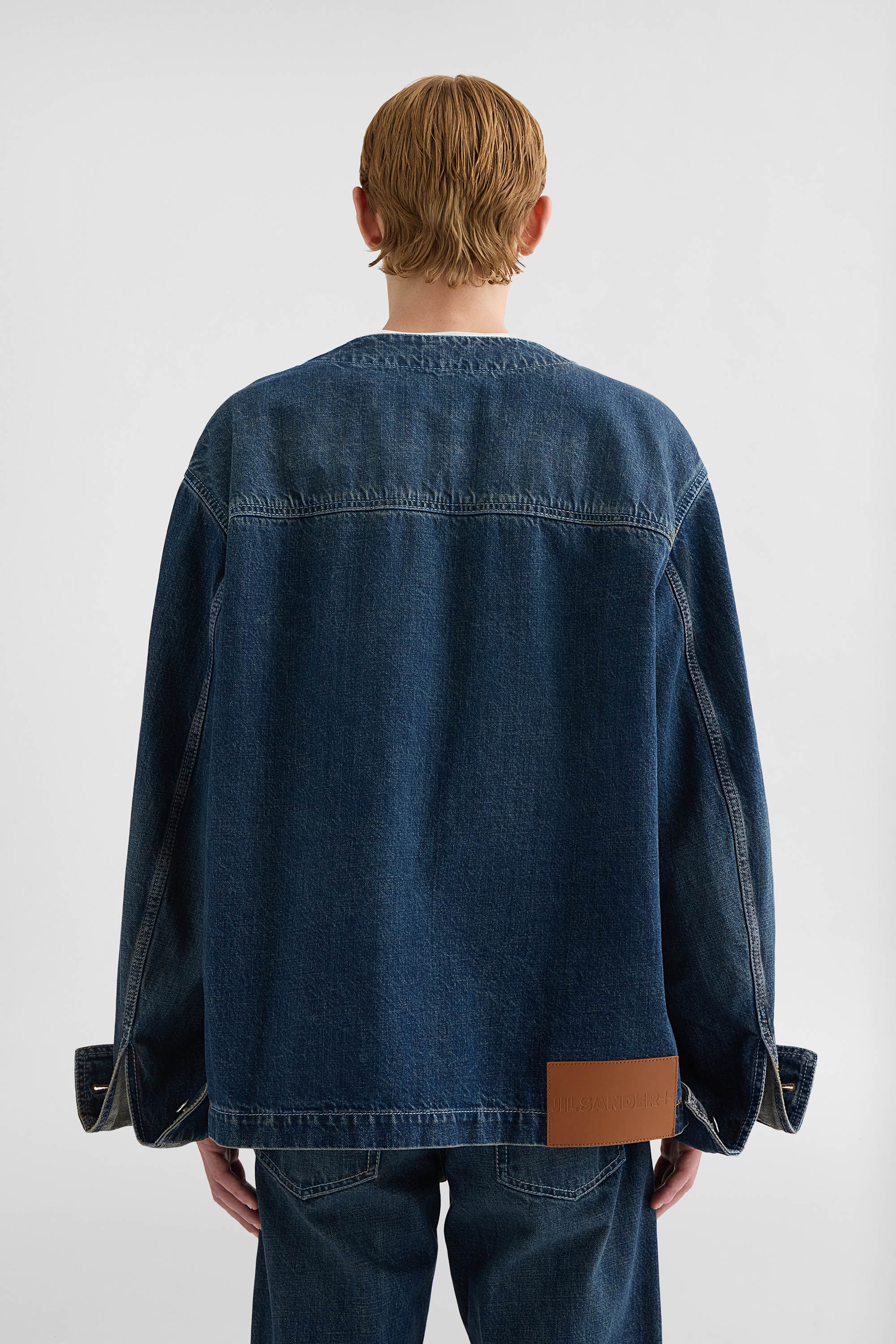 【美品】JIL SANDER デニムジャケット 濃紺 W34 デニムVネックジャケット メンズ | Jil Sander 公式オンラインストア