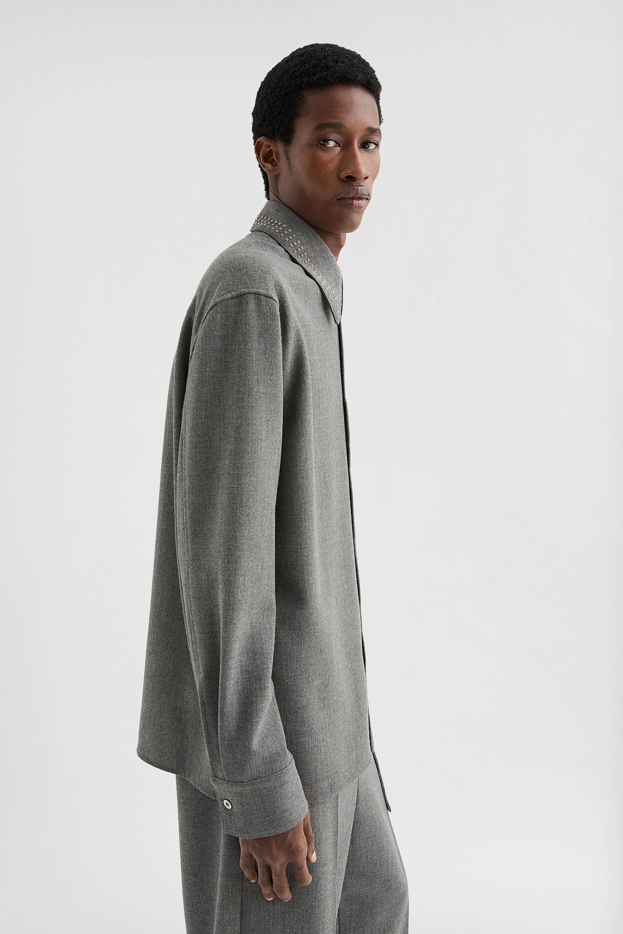 Wool Canvas Shirt - Shirts - Image 2