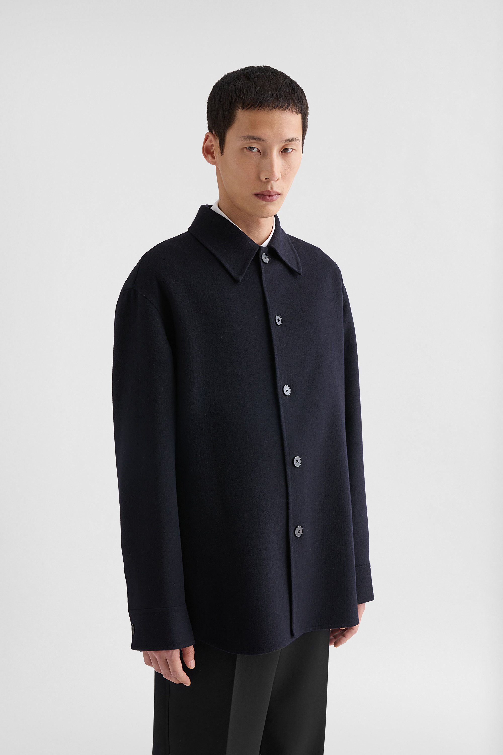 Lightweight Cashmere Overshirt Man | Jil Sander Official Online Store Lightweight Cashmere Overshirt Man | Jil Sander Official Online Store