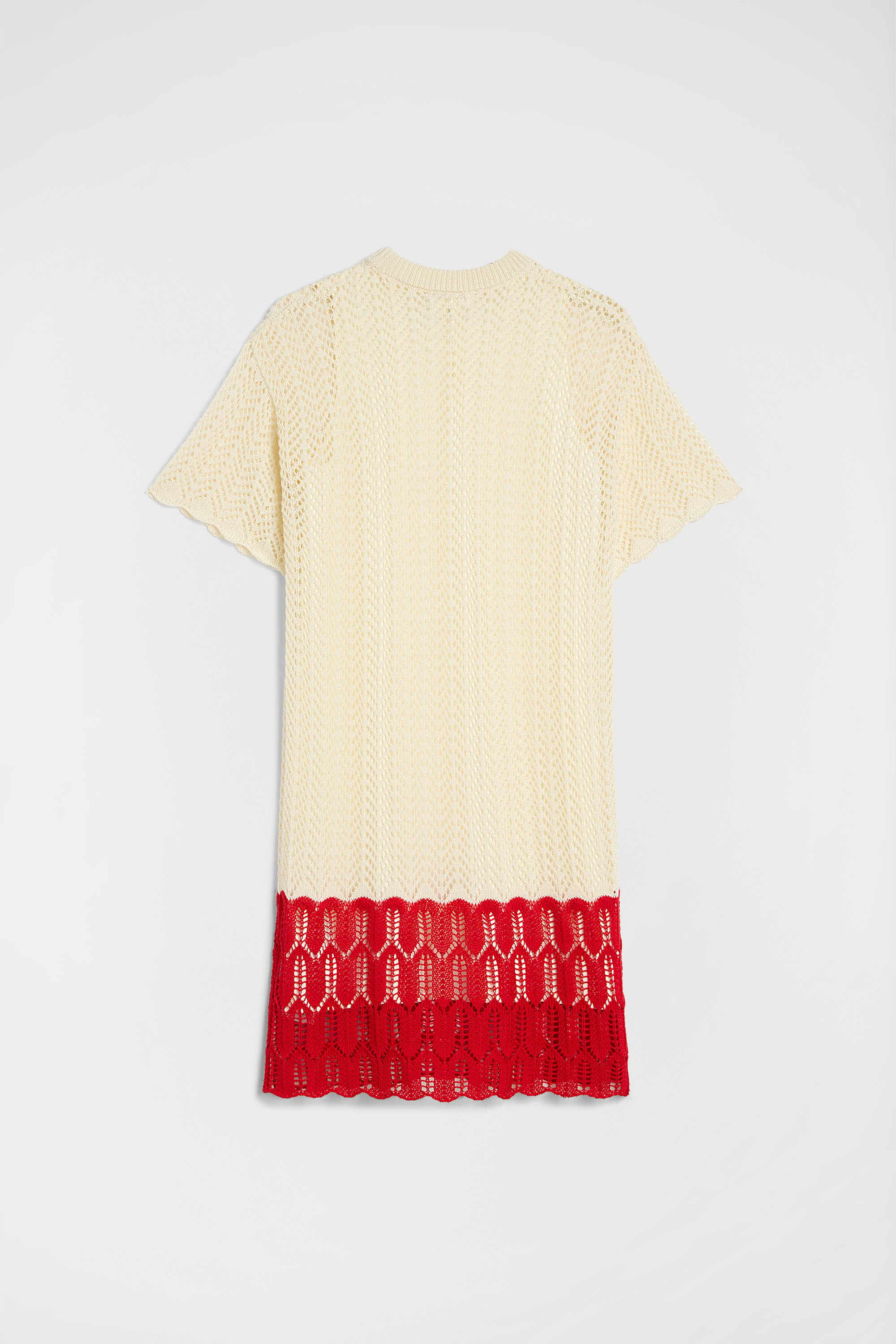 Cotton Pointelle Mini Dress 6