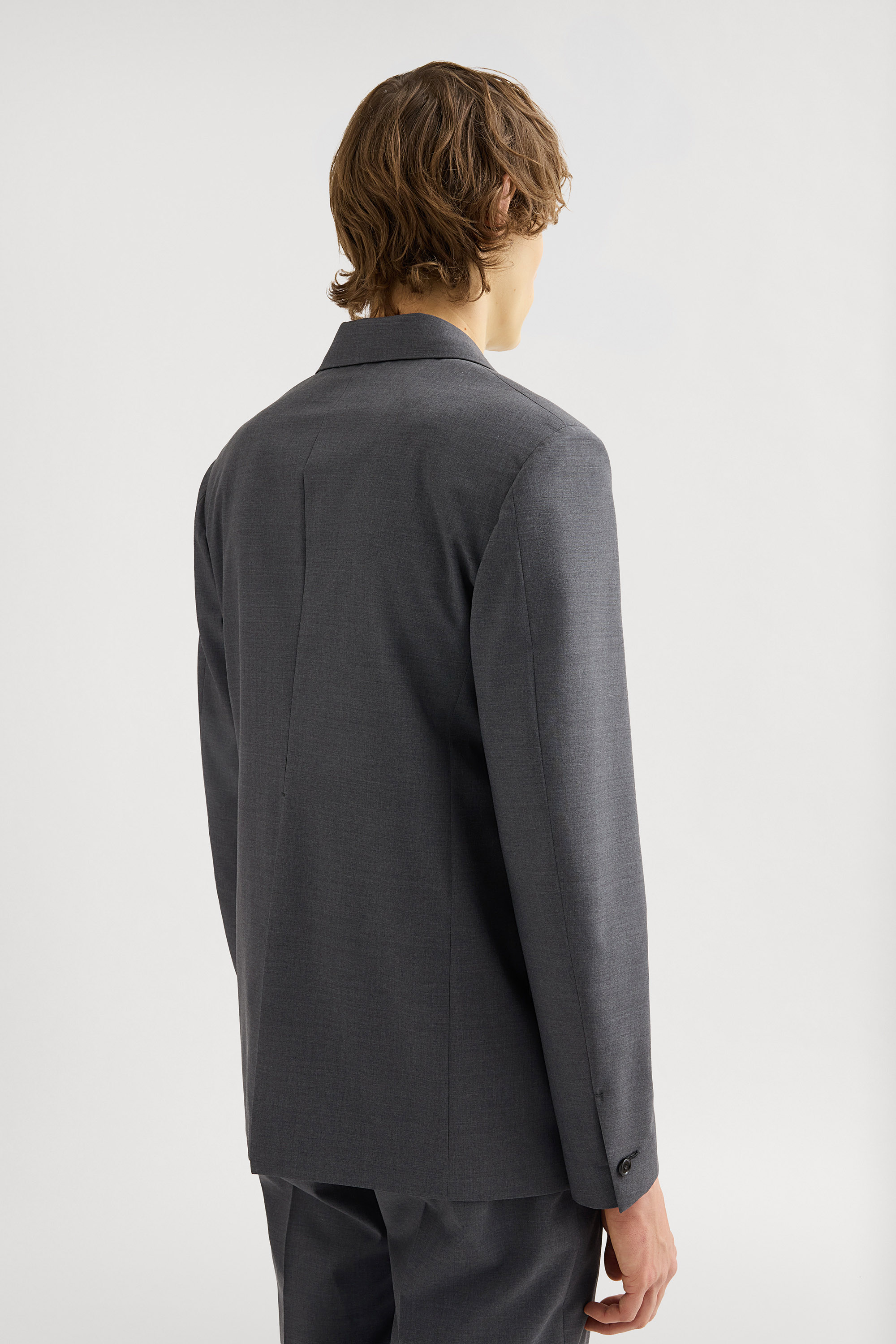Wool Poplin Tailored Jacket for Man | Jil Sander Official Online Store