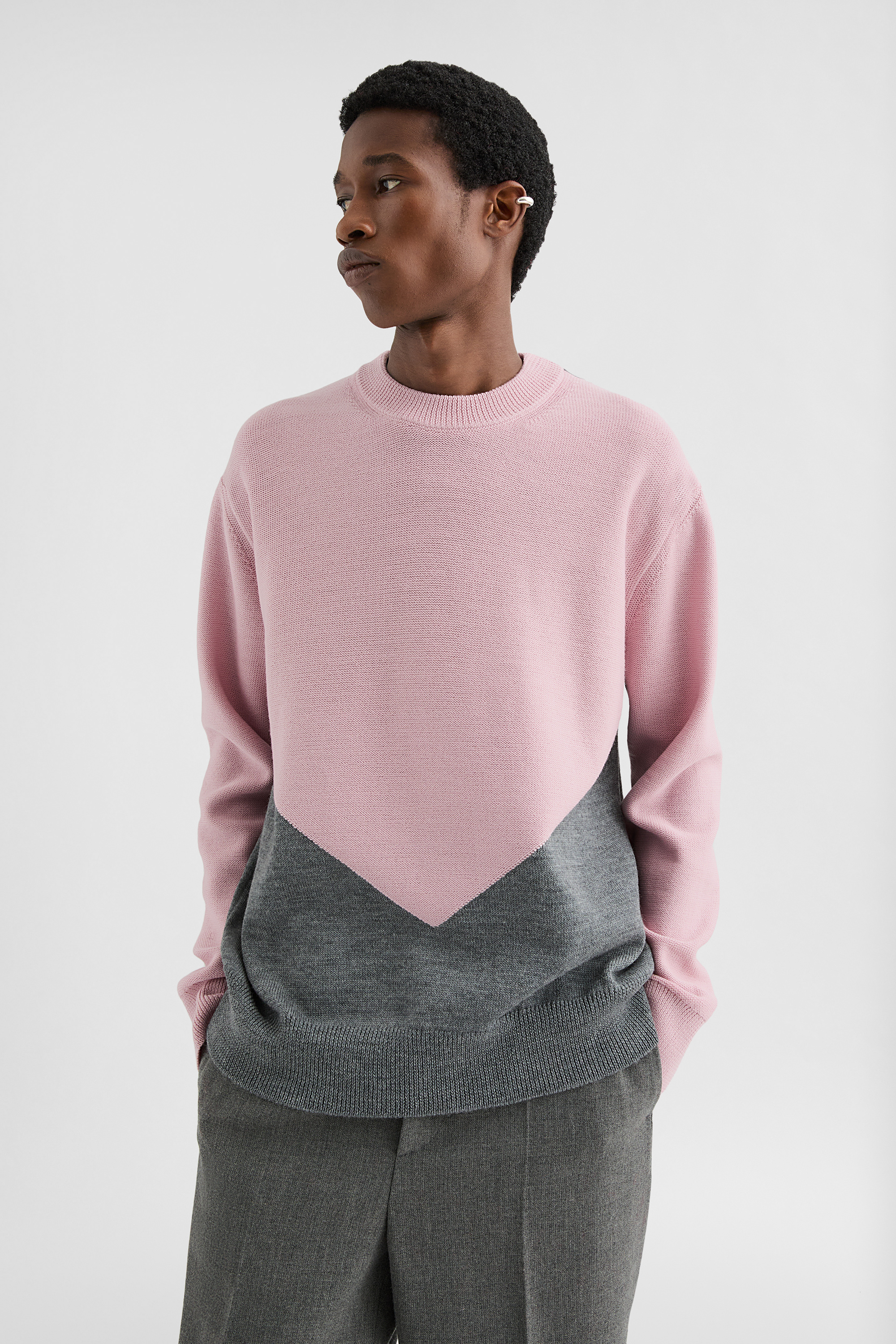 Wool Crew-Neck Sweater - Sweaters - Image 5