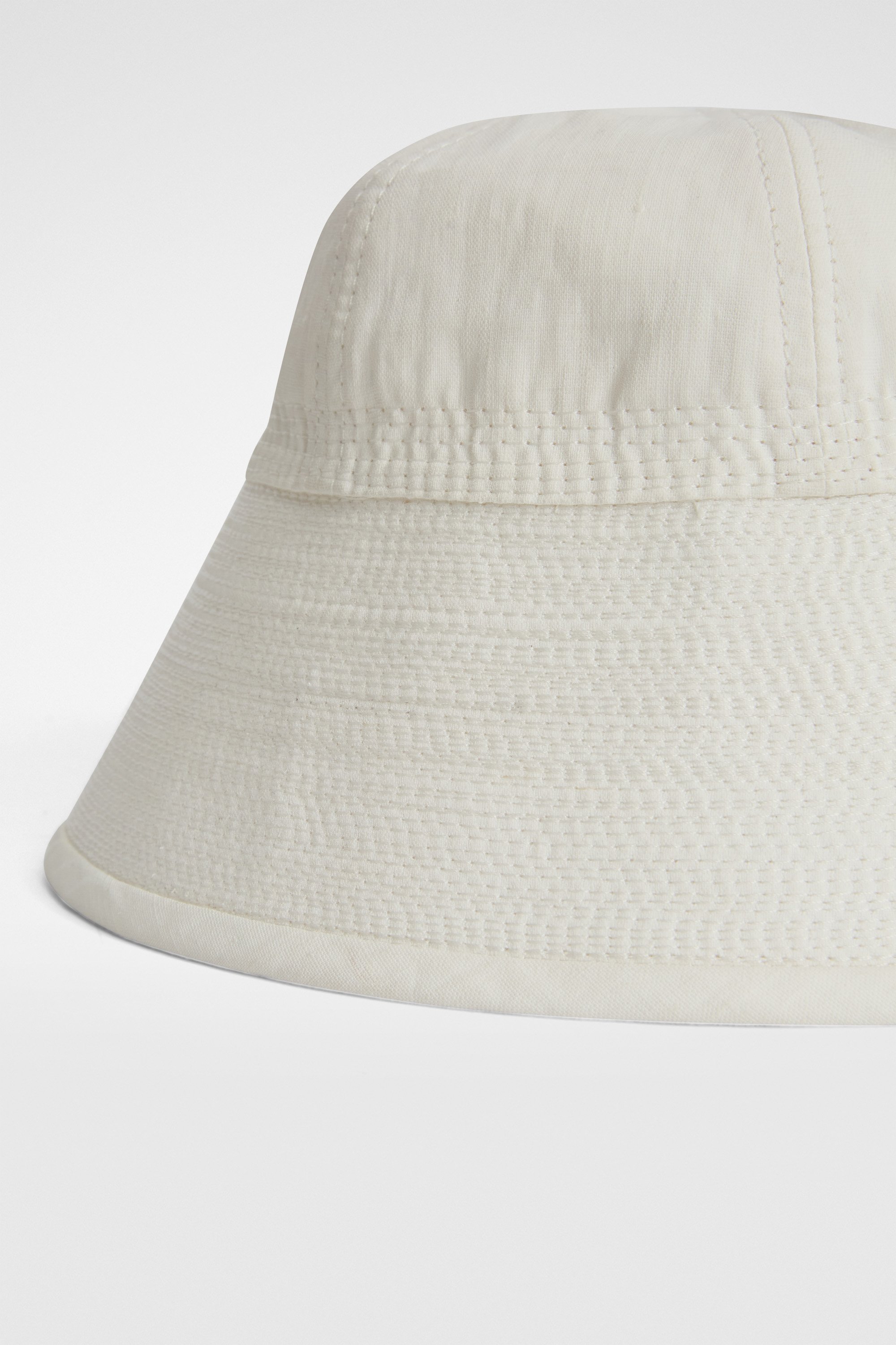 JIL SANDER ホワイト バケットハット S リネン バケットハット ウィメンズ | Jil Sander 公式オンラインストア