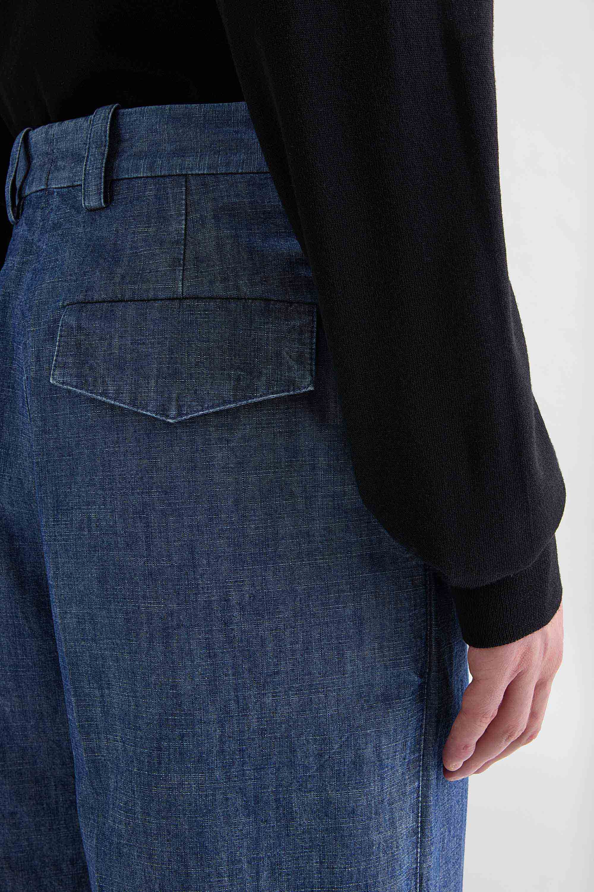 コットン シャンブレー テーパードパンツ メンズ | Jil Sander 公式