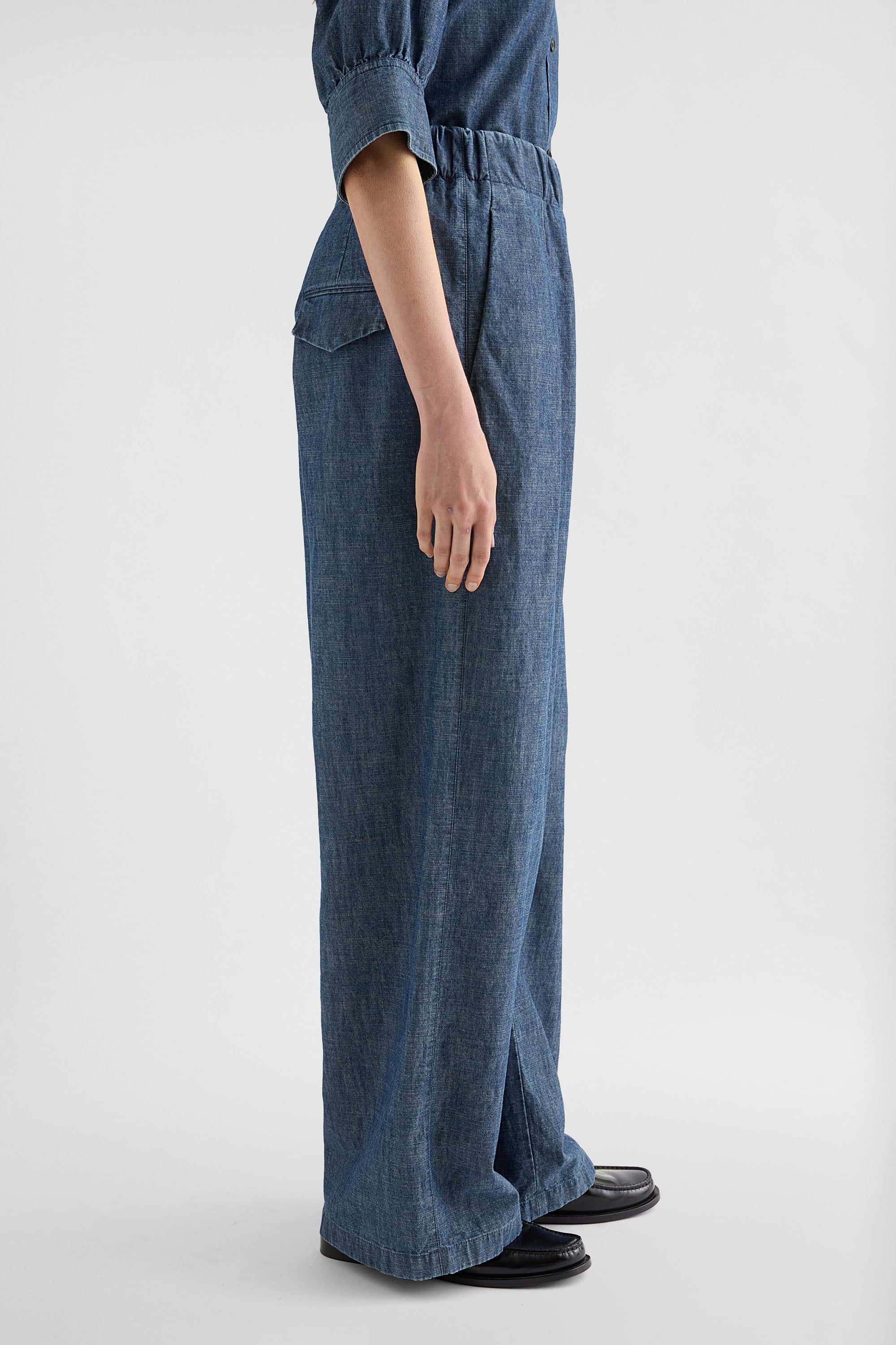 Cotton Chambray Trousers 3