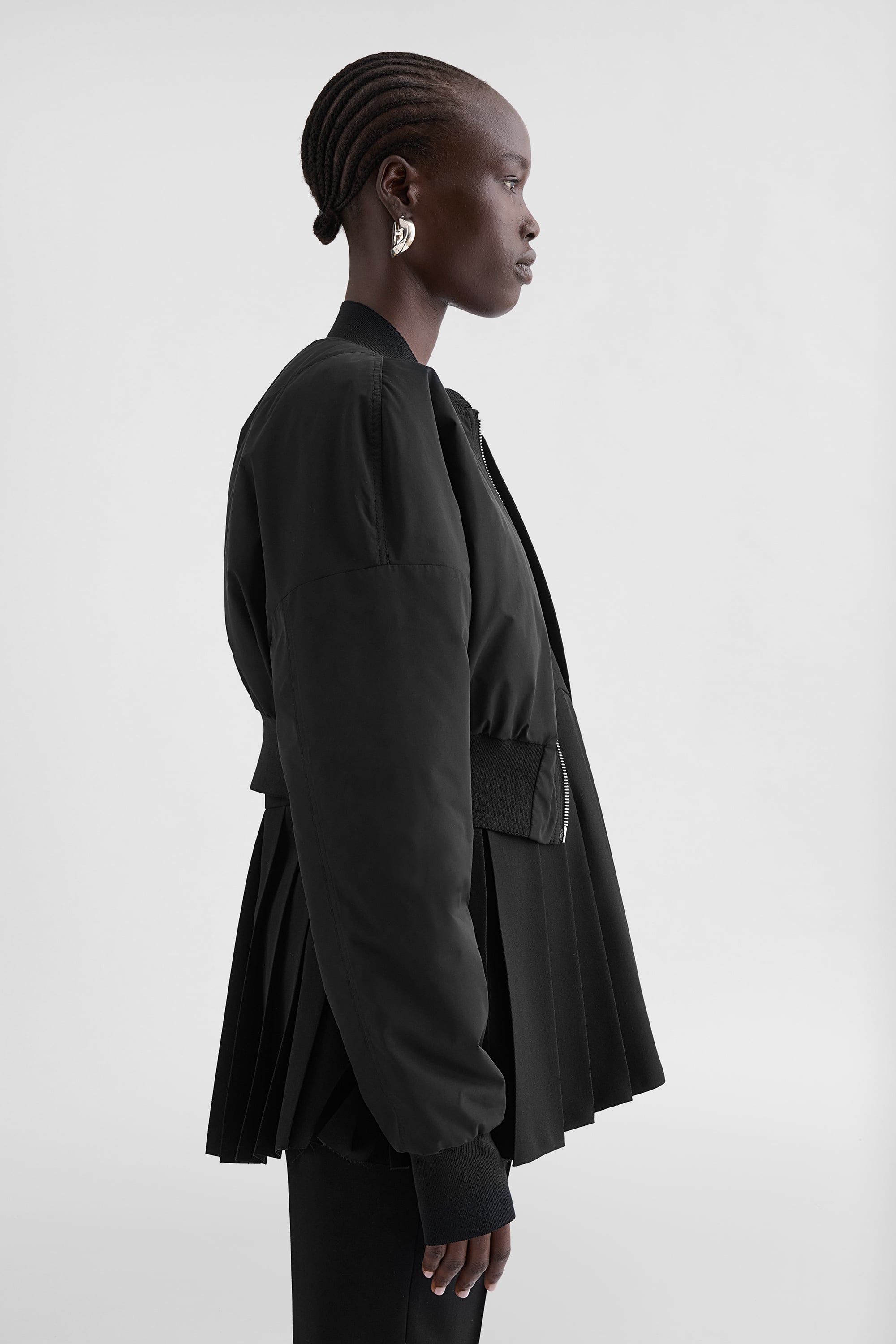 Taffeta Cropped Bomber Jacket 2