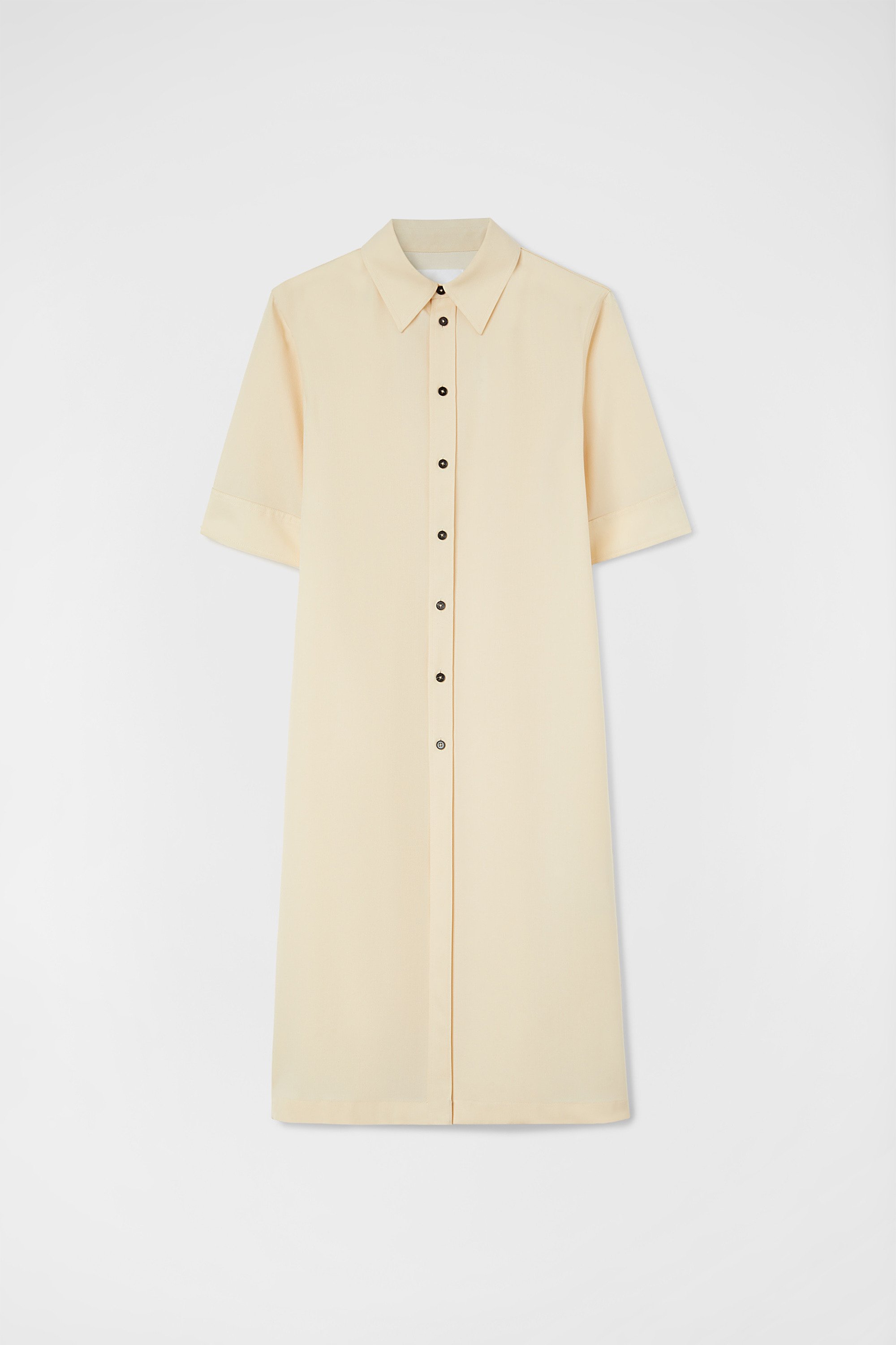 Lightweight Wool Gabardine Shirt - Shirts - Image 1