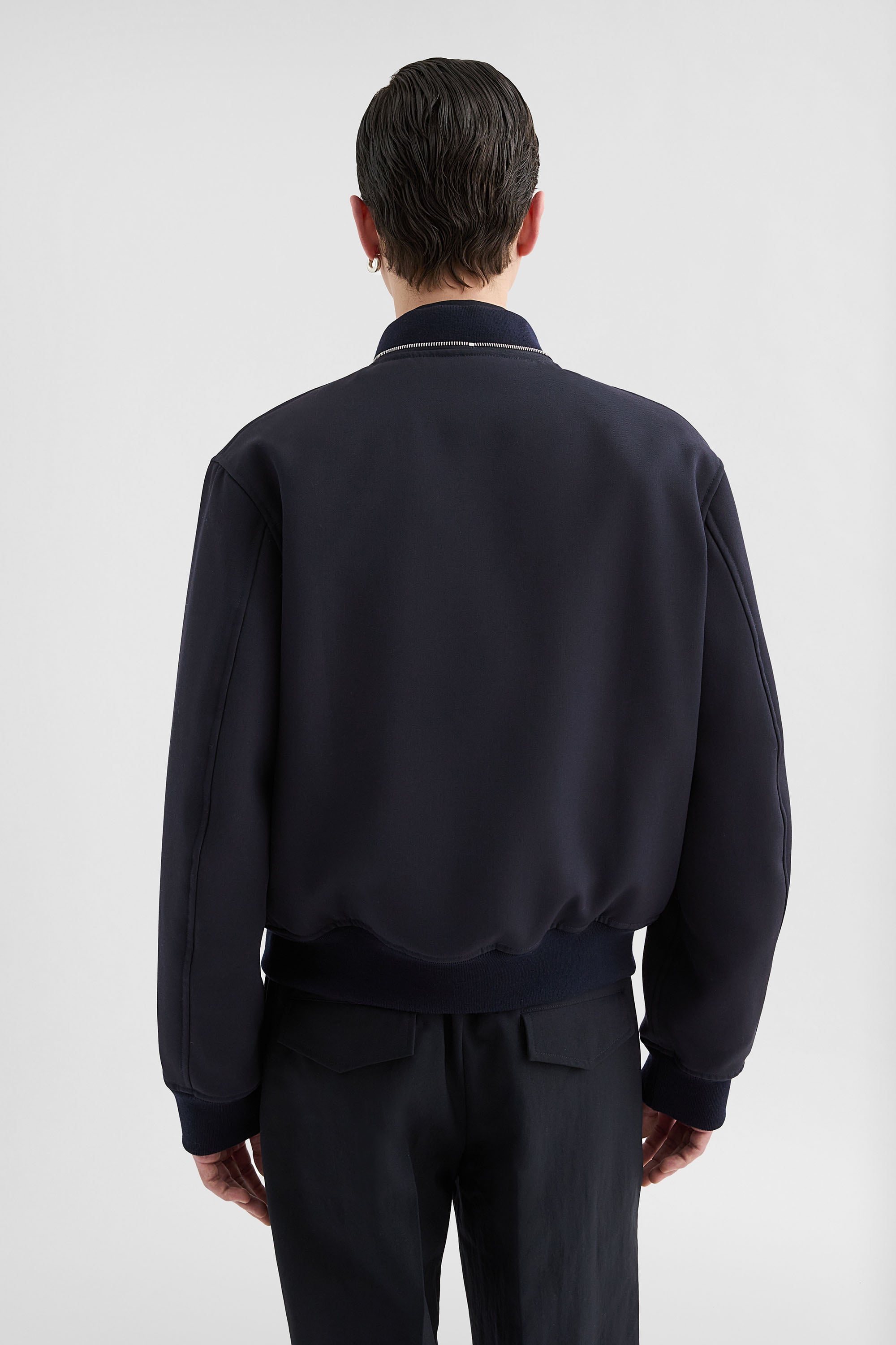 ウール ギャバジン ボンバージャケット メンズ | Jil Sander 公式