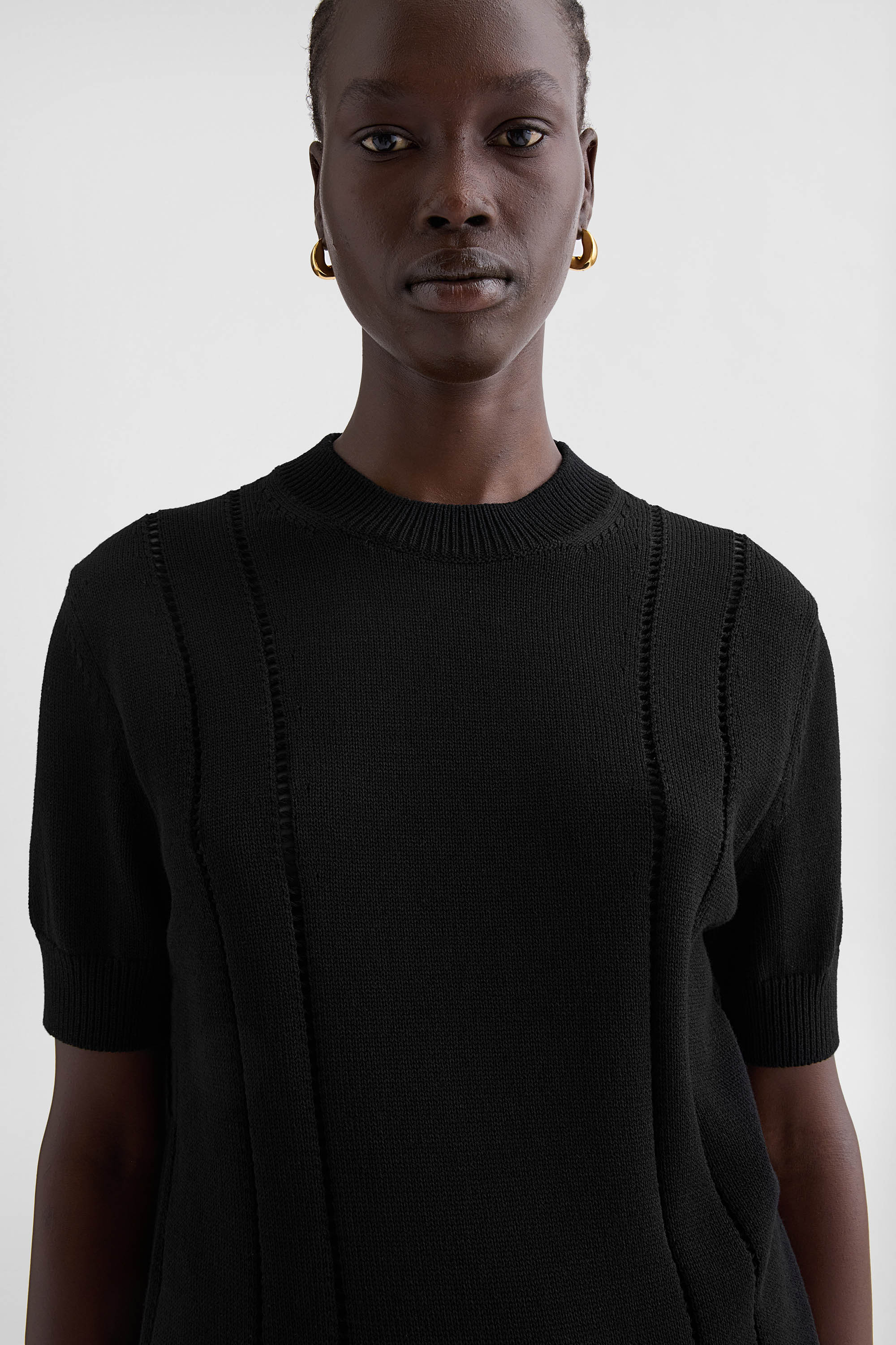 Cotton Pointelle T-Shirt 3