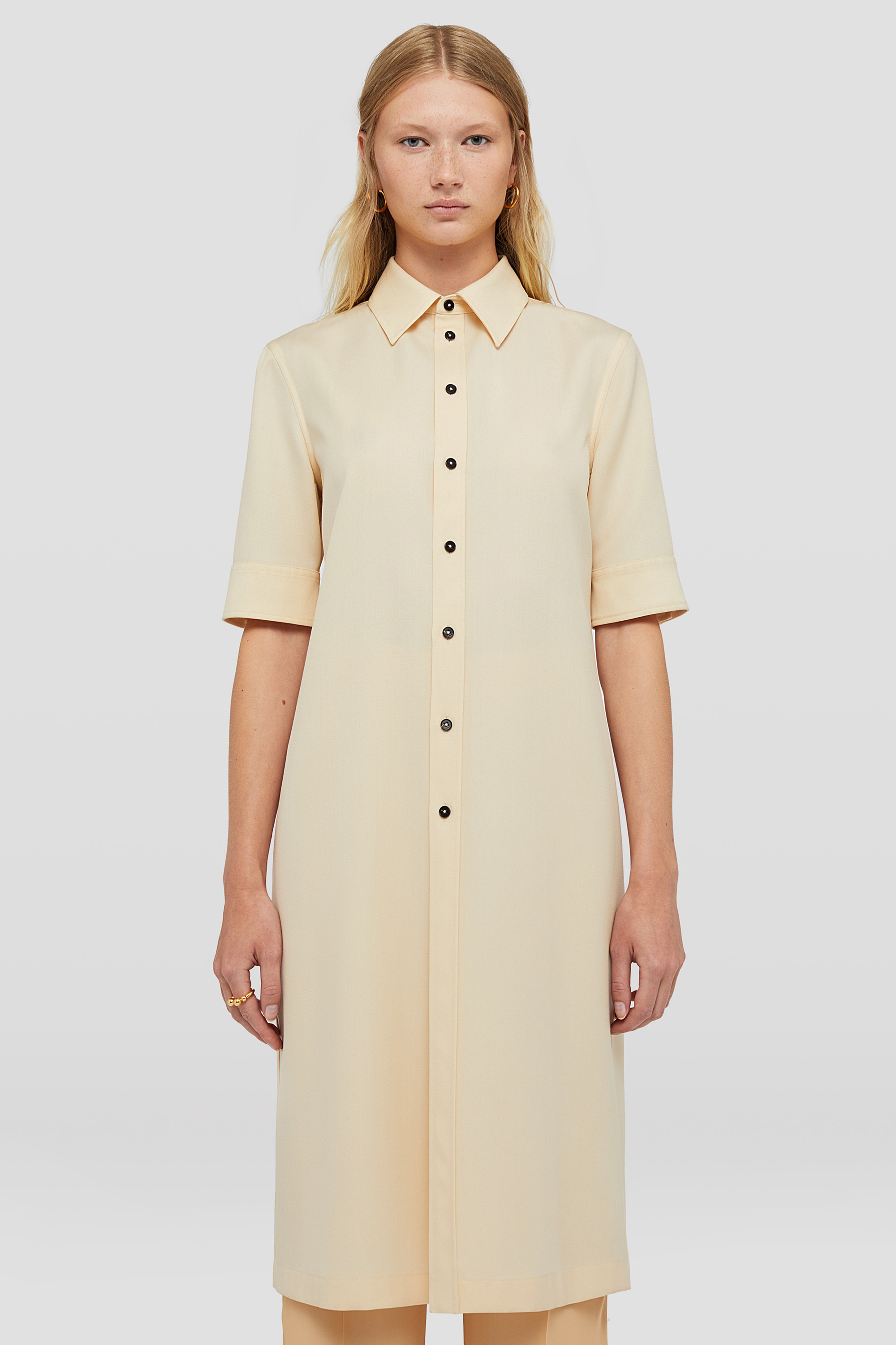 Lightweight Wool Gabardine Shirt - Shirts - Image 2