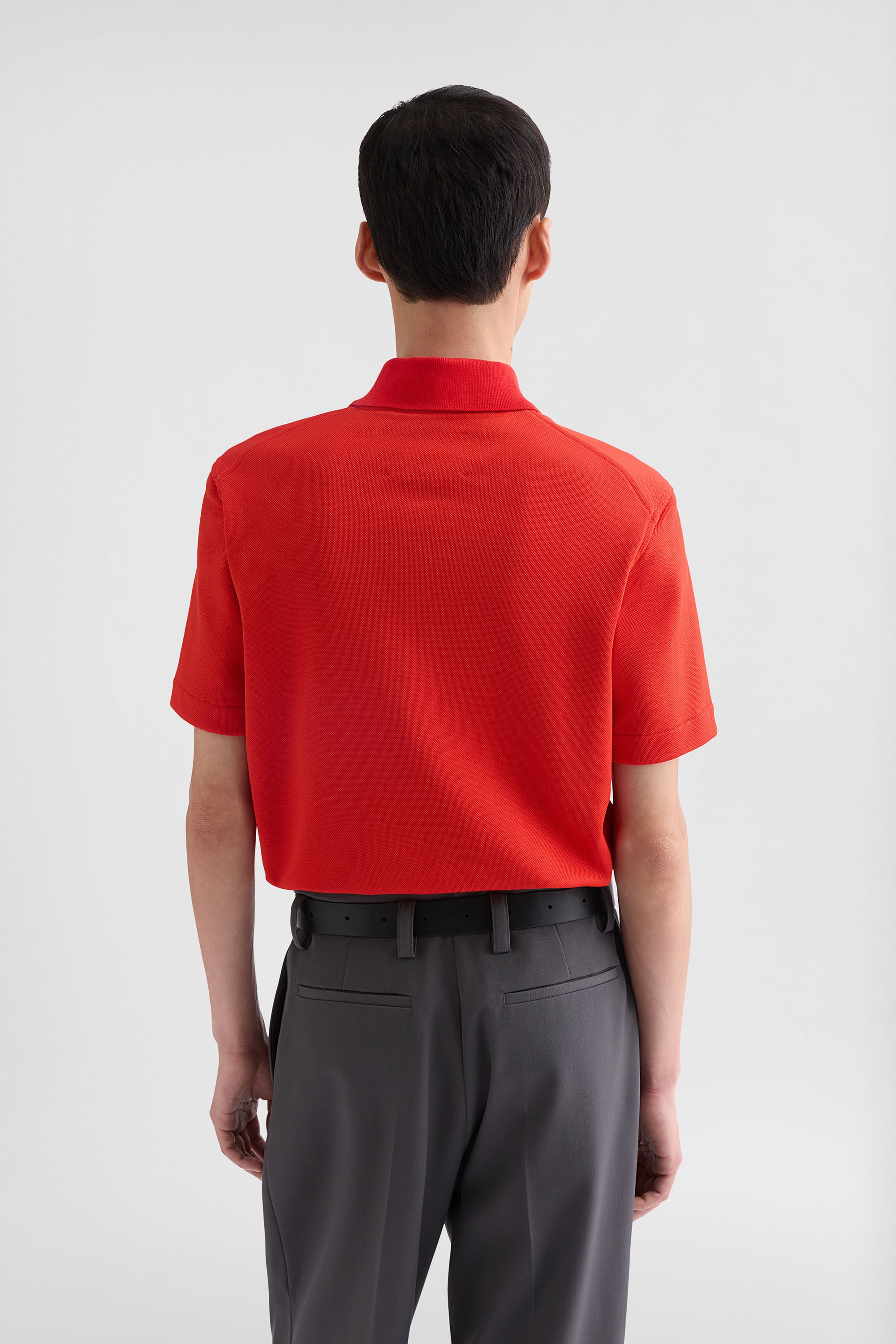 Cotton Piquet Polo T-Shirt Man | Jil Sander Official Online Store