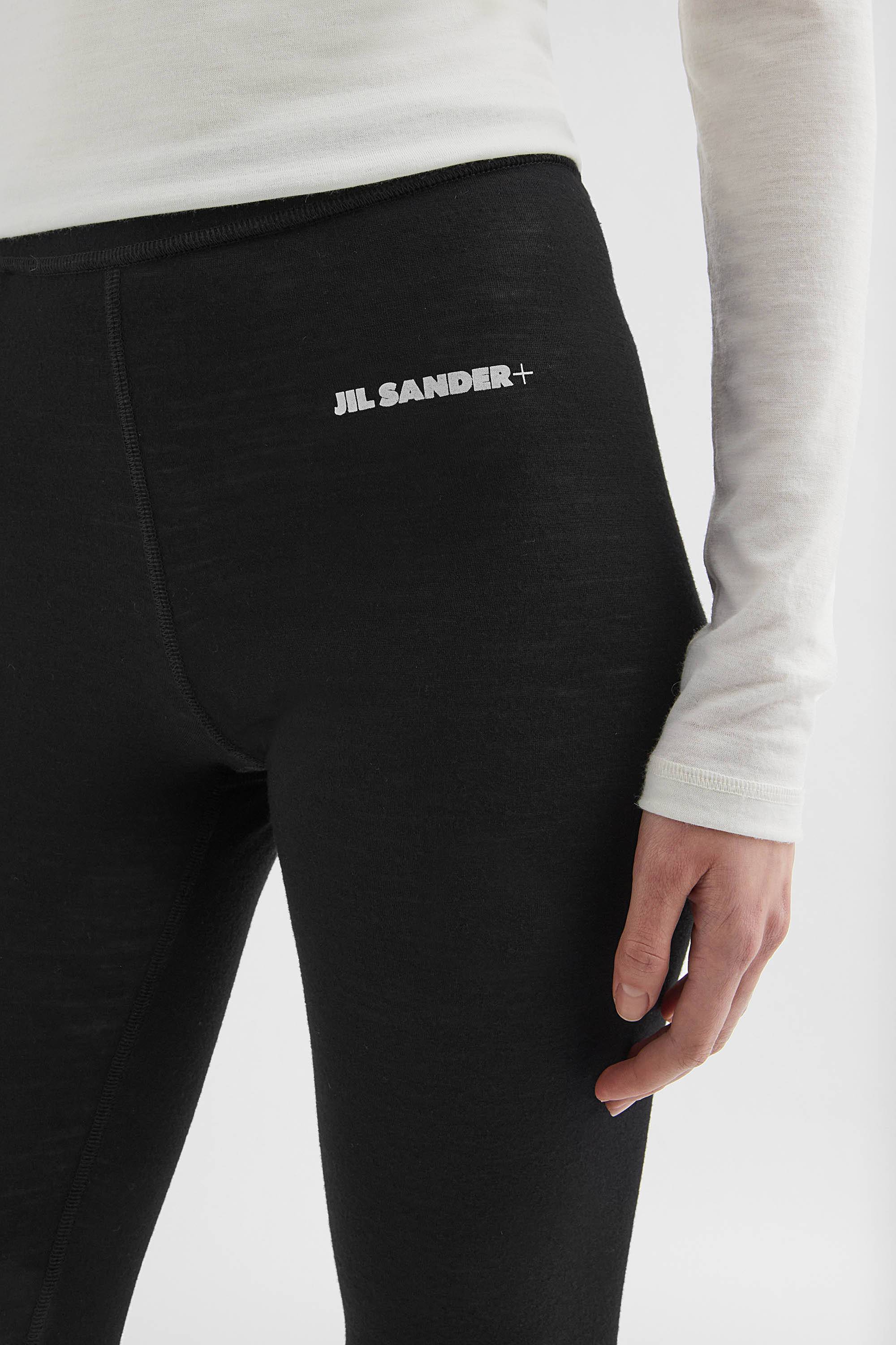 Lightweight Wool Blend Leggings - Trousers - Image 5