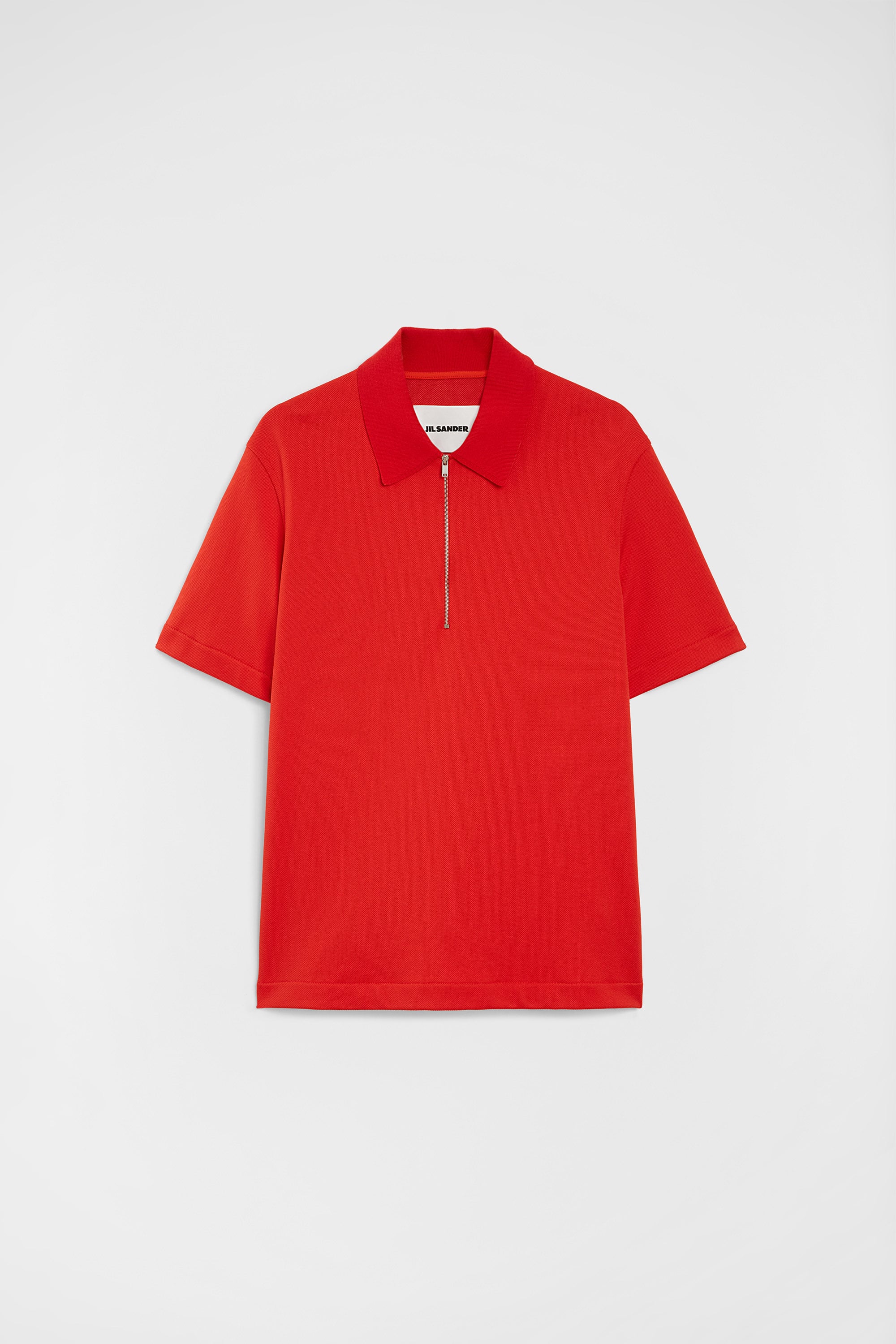 Cotton Piquet Polo T-Shirt Man | Jil Sander Official Online Store