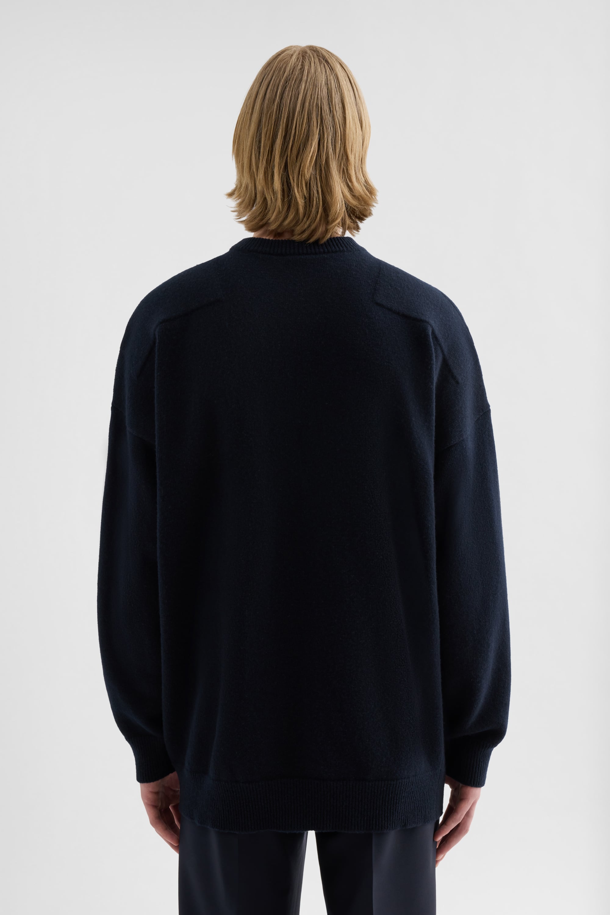 ウールブレンド クルーネックセーター メンズ | Jil Sander 公式
